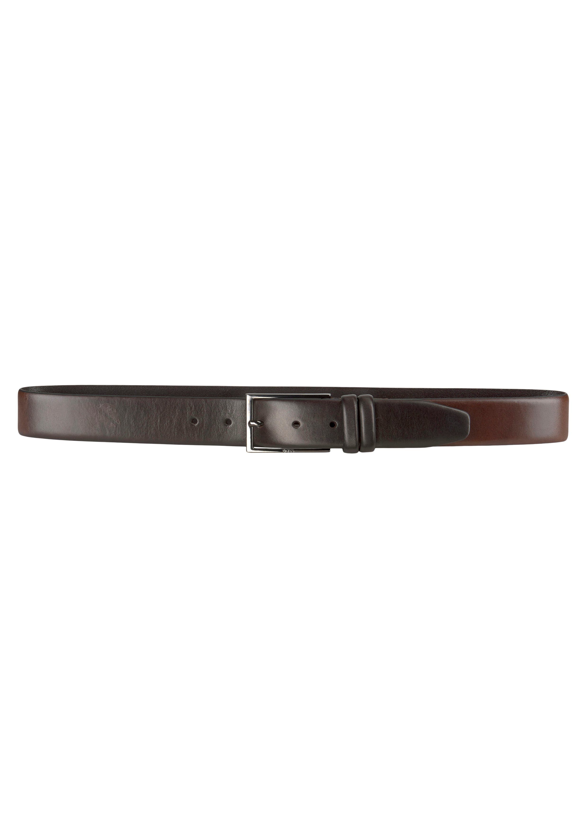 Boss Leren riem CARMELLO van gelooid leer met hugo boss logo-embossing op metalen sluiting