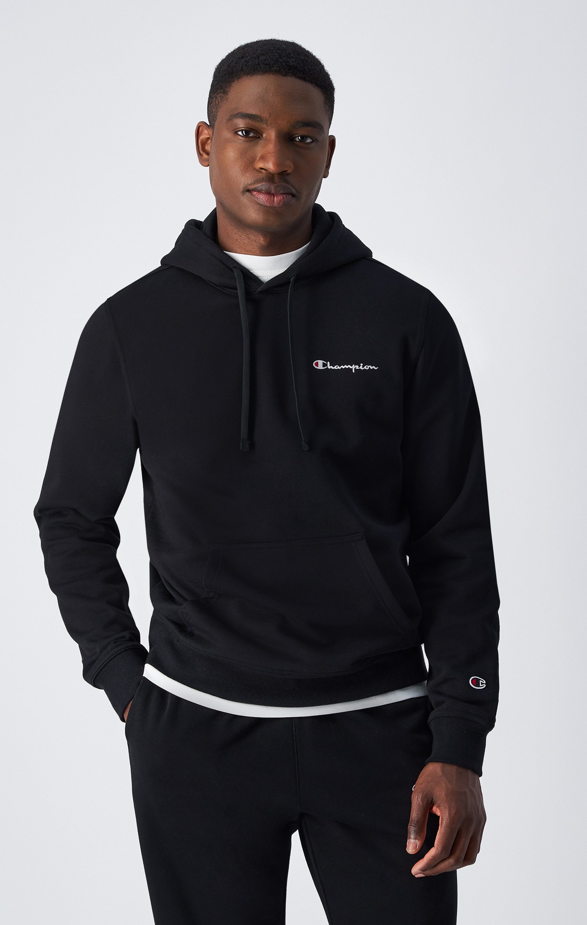 Champion Hoodie HOODED sweatshirt heren hoodies maat XL (56/58) zwart