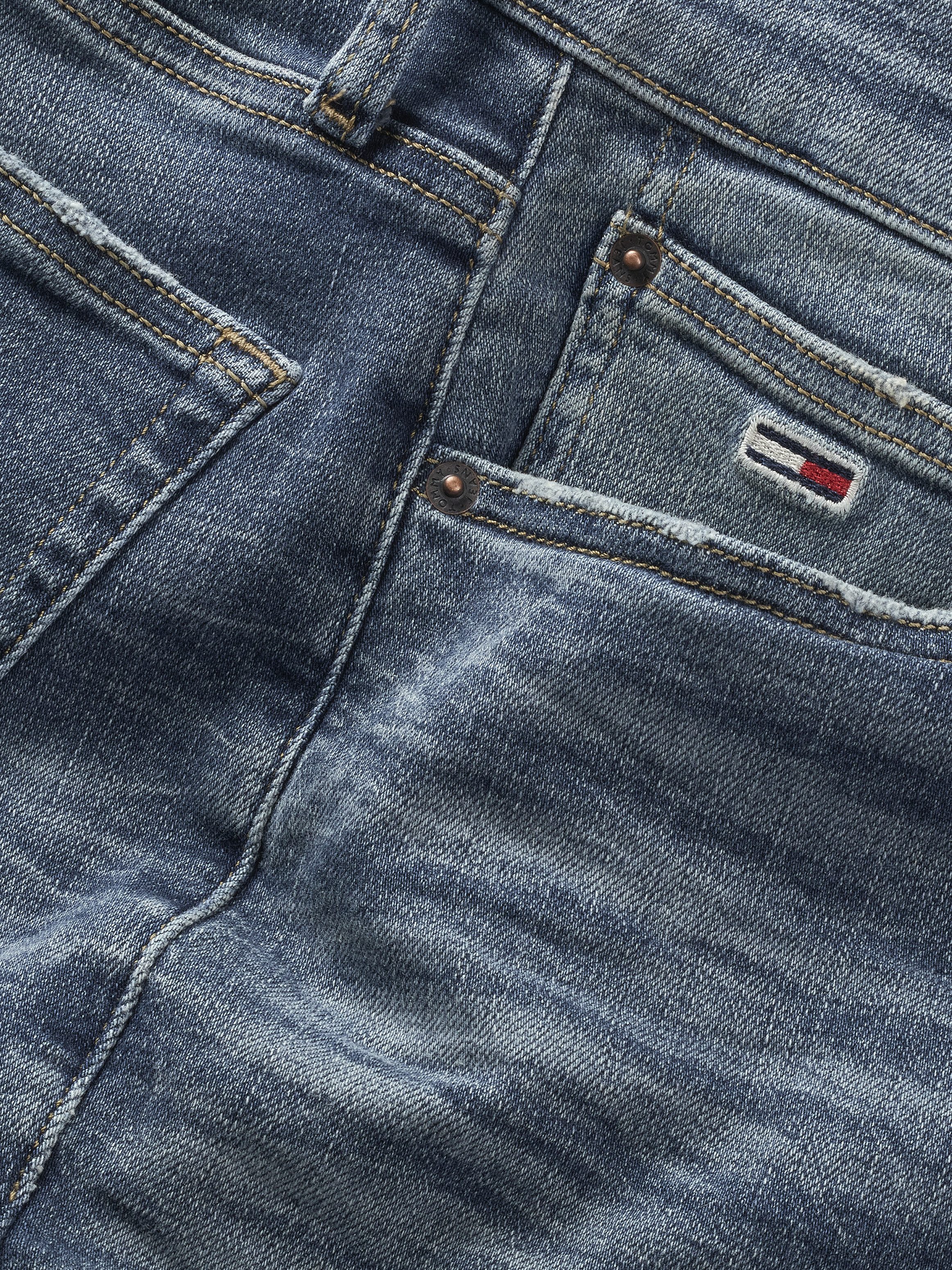 TOMMY JEANS Slim fit jeans RYAN SLIM STRAIGHT met gestempeld logo