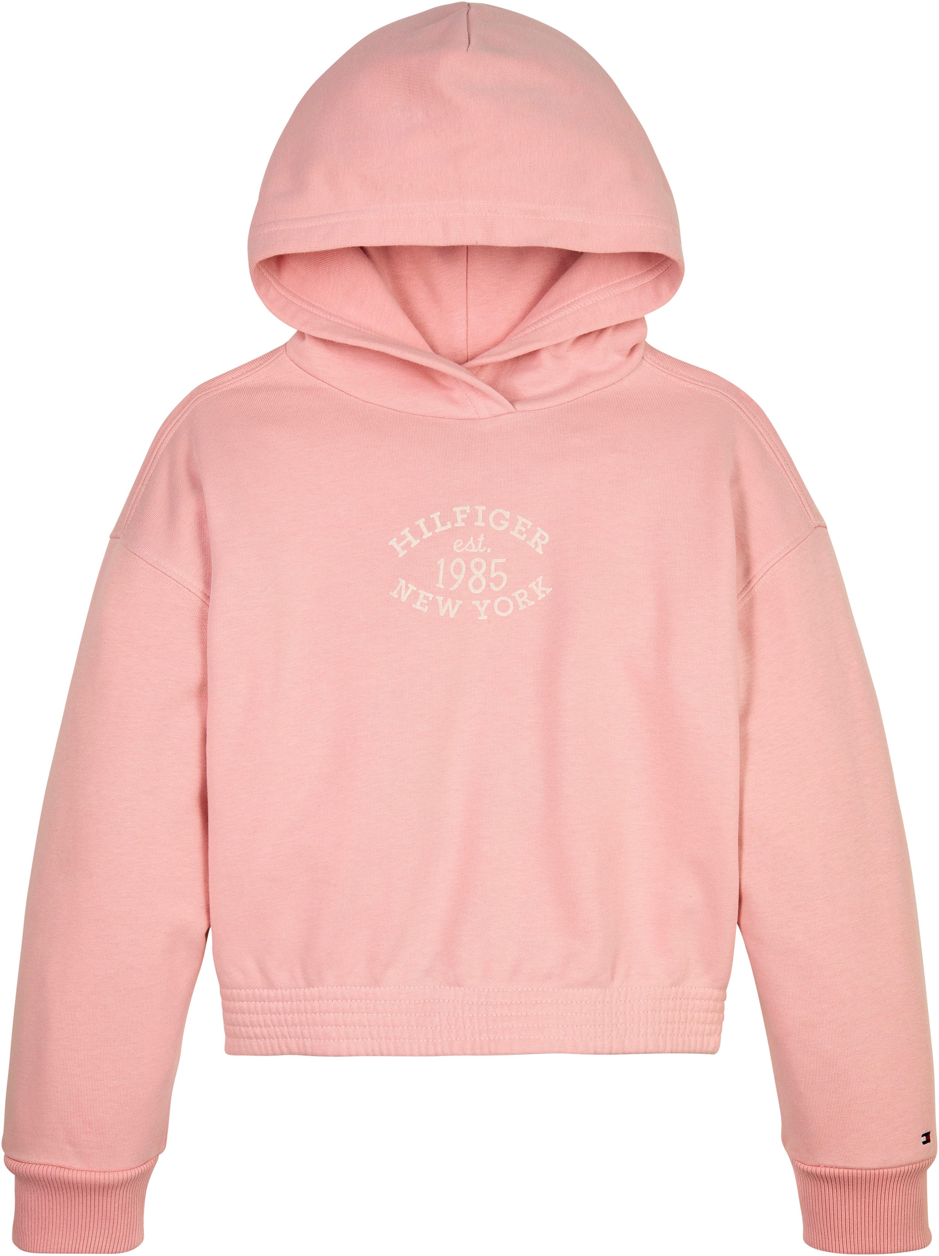 Tommy Hilfiger Hoodie MONOTYPE FLOCK HOODIE Kinderen tot 16 jaar met logo-opdruk
