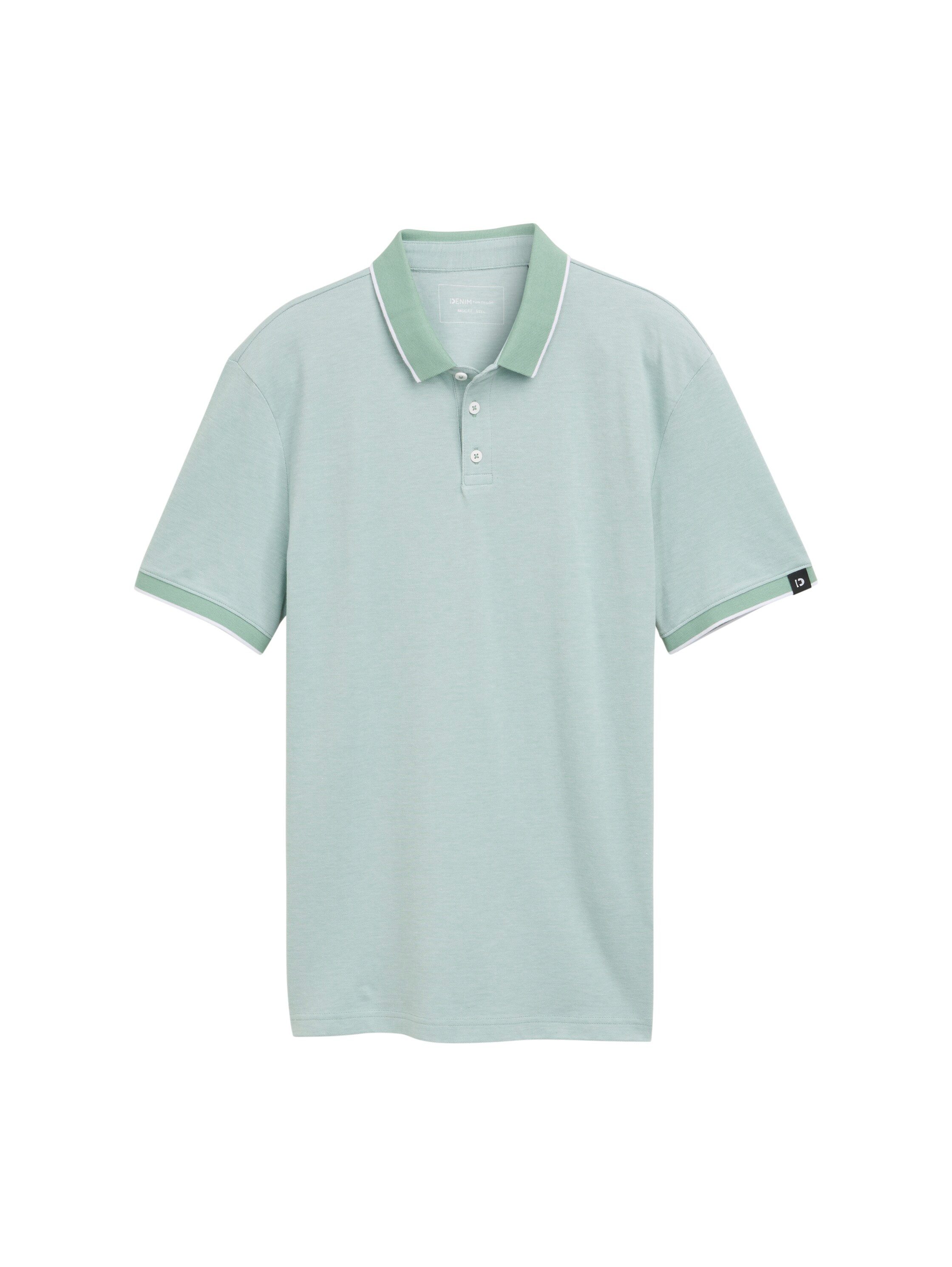 Tom Tailor Denim Poloshirt met contrastdetails