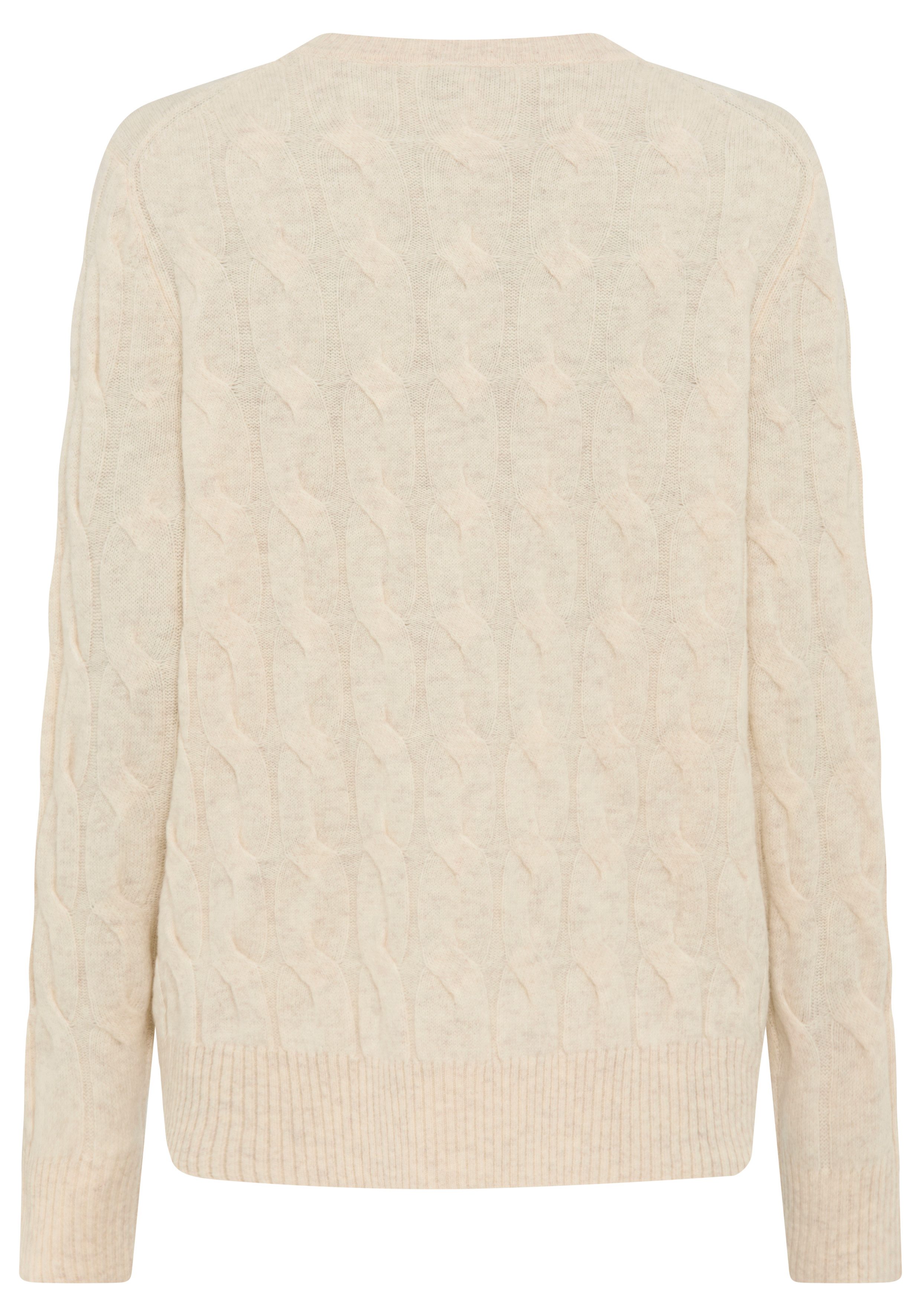 Tommy Hilfiger Curve Gebreide trui CRV SOFT WOOL CABLE C-NK LS SWT