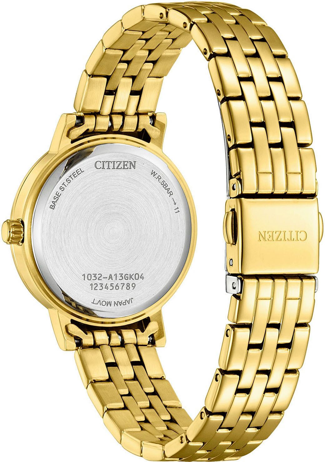 Citizen Kwartshorloge Horloge, dameshorloge, stalen band, analoog
