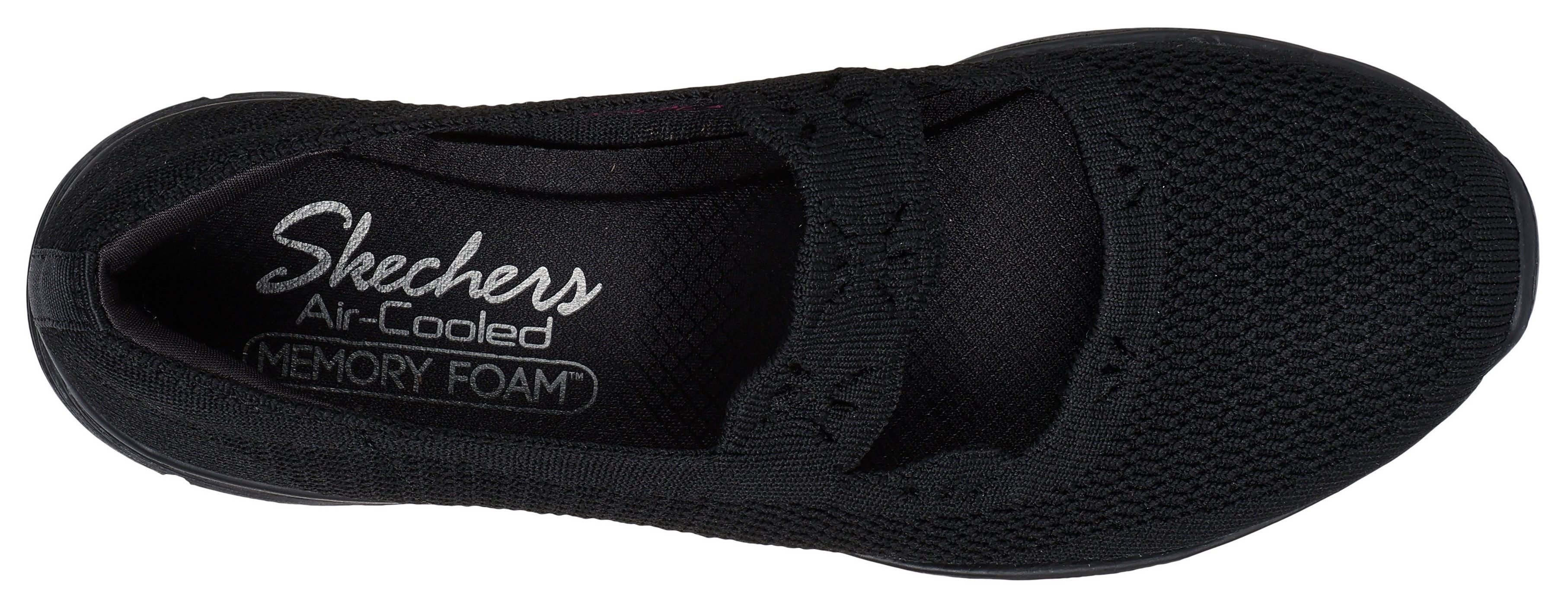 Skechers Slip-on sneakers SEAGER-CUTE N' COY , mary-jane, klittenbandschoen met memory foam