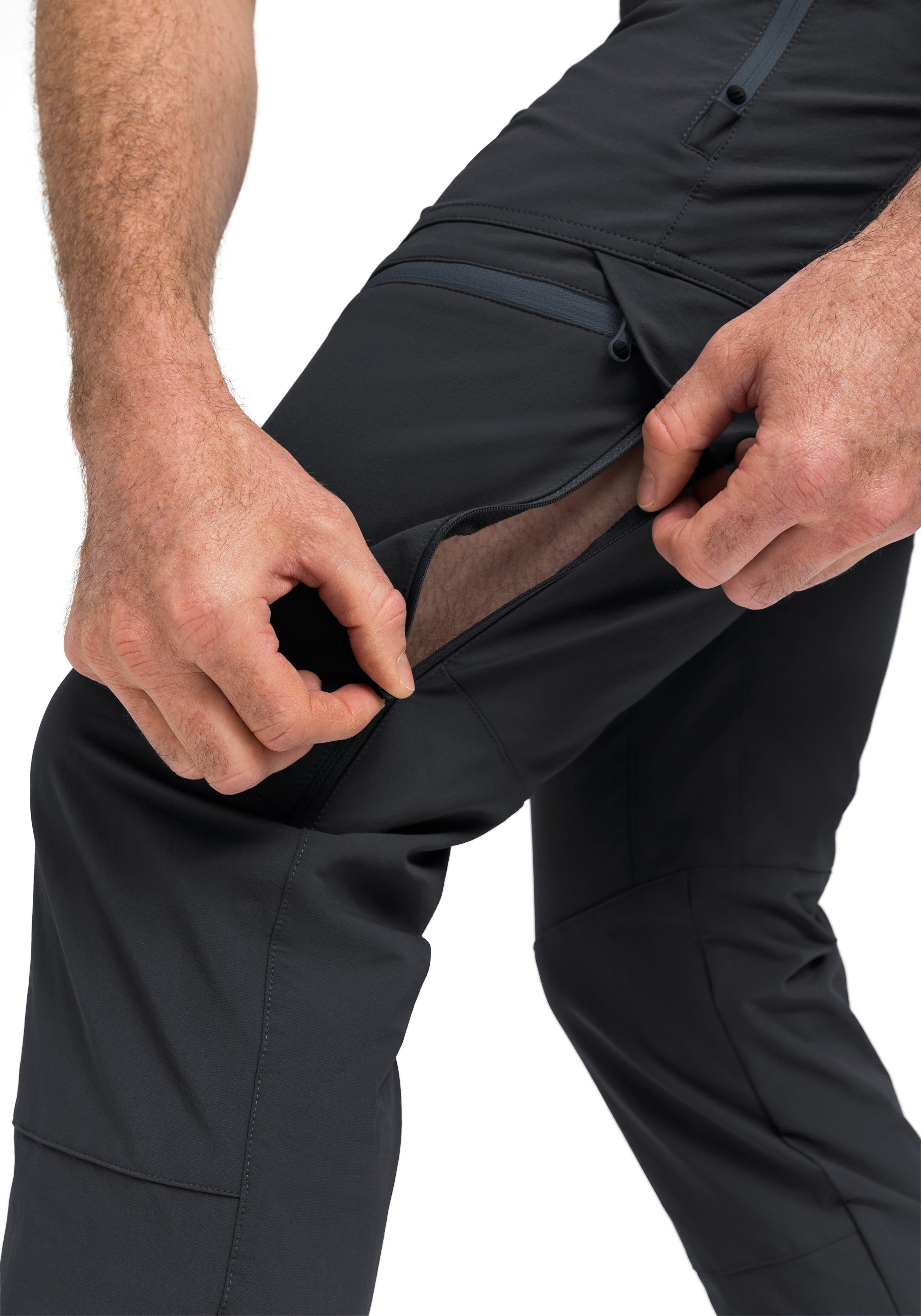 Maier Sports Outdoorbroek Naturno Air M Heren functionele broek, robuuste trekkingbroek, 4 zakken, regular fit