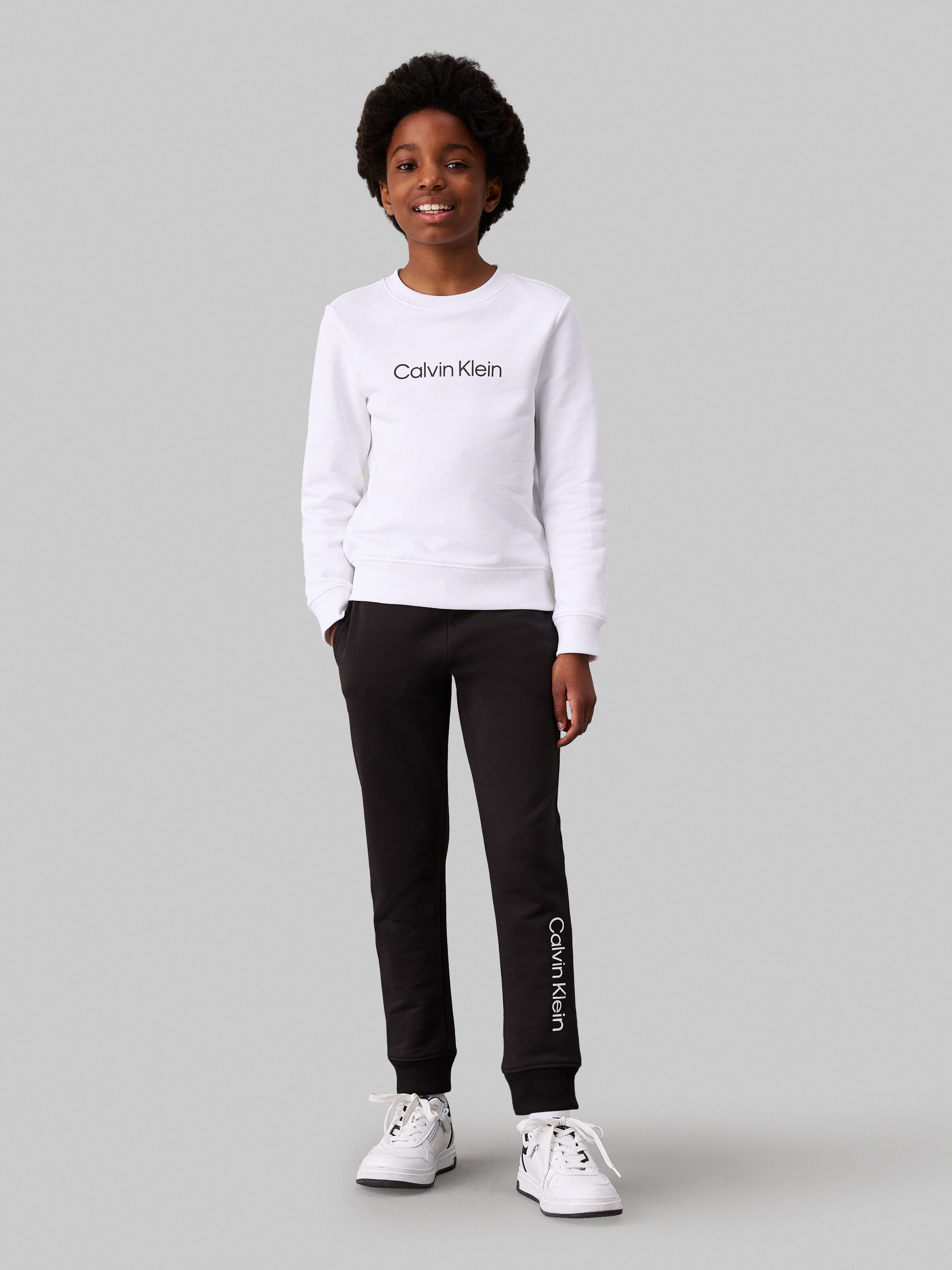 Calvin Klein Sweatbroek Inst.Logo Regular Jogger voor kinderen tot 16 jaar en met logo-opdruk