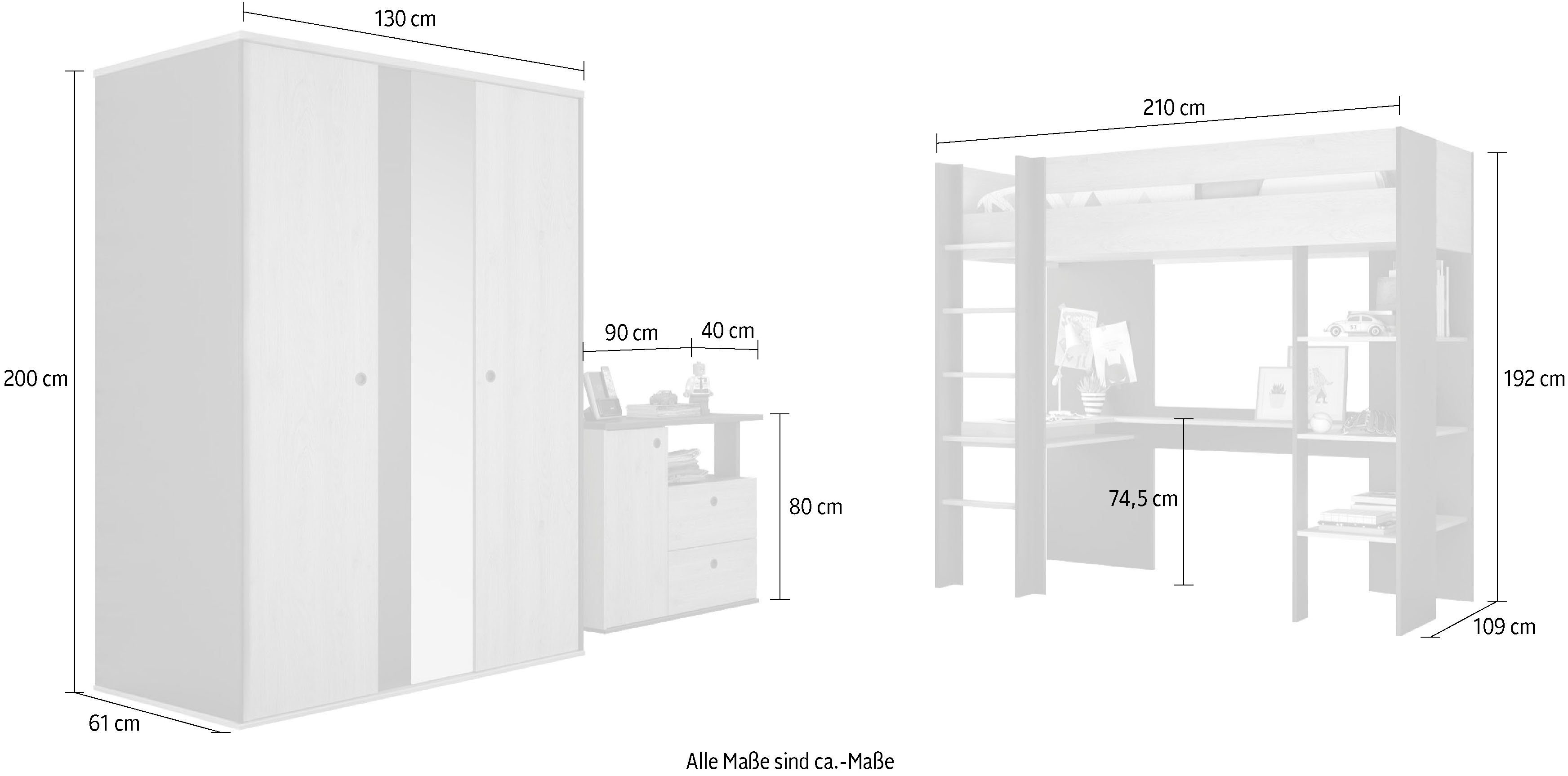 Gami Tienerkamerset Duplex (3-delig)