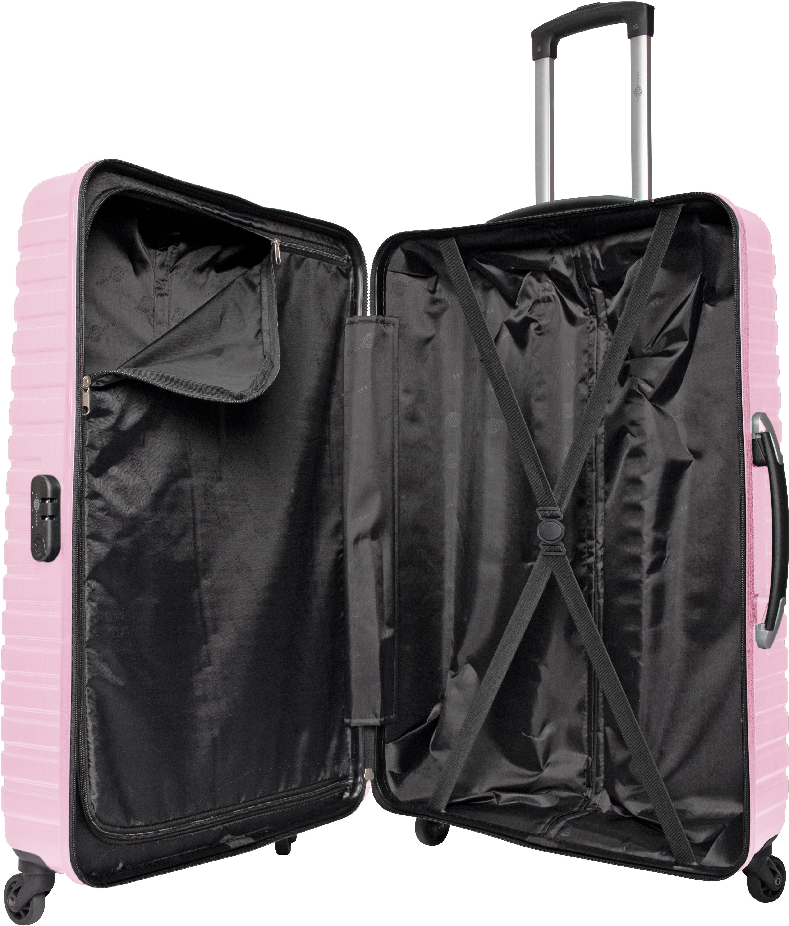Travel Pal Trolleyset Derry Kofferset reisbagage harde koffer-trolley-set met cijferslot (3-delig)