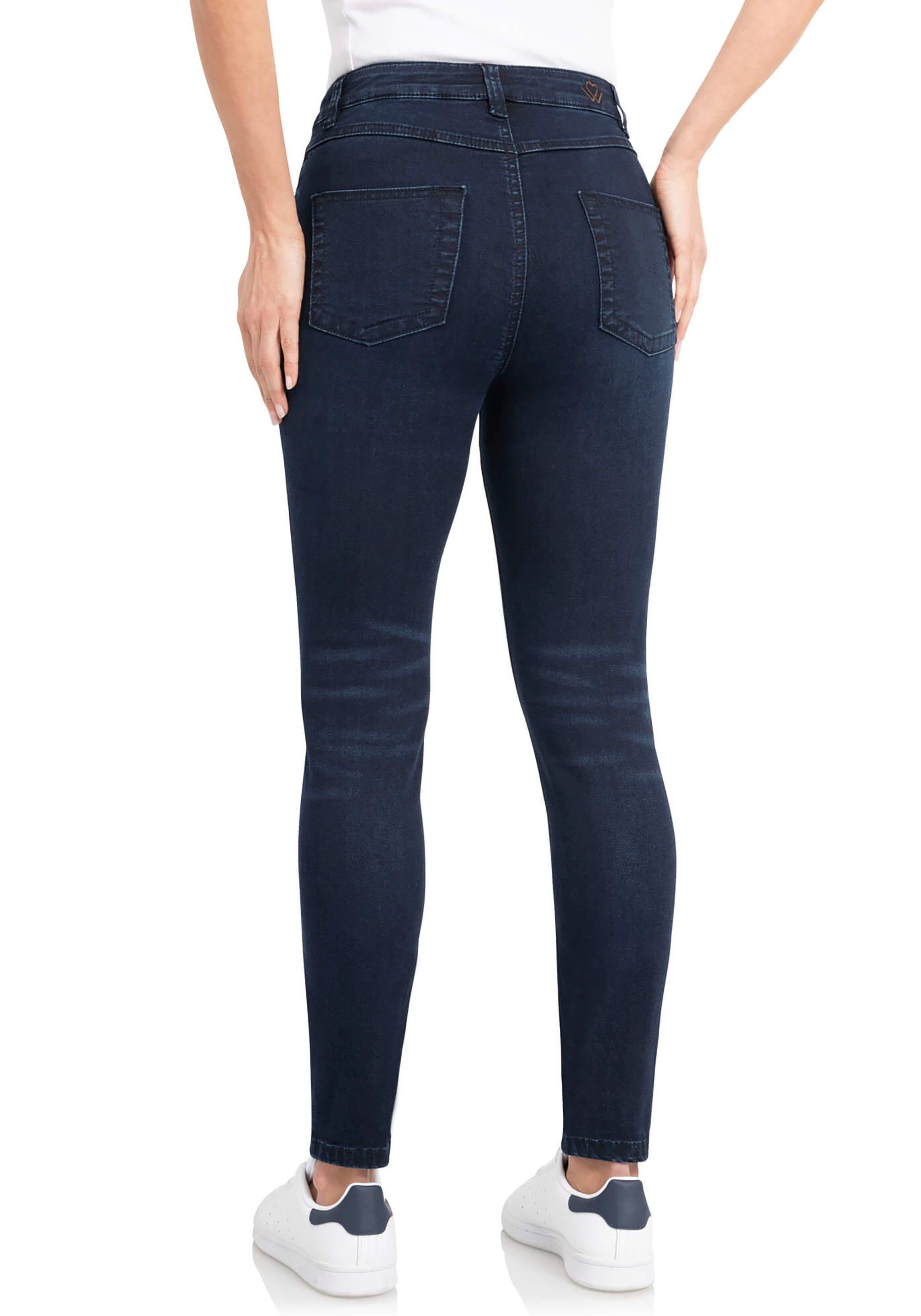 wonderjeans High-waist jeans High Waist WH72 Hoog opgesneden met iets verkorte pijpen