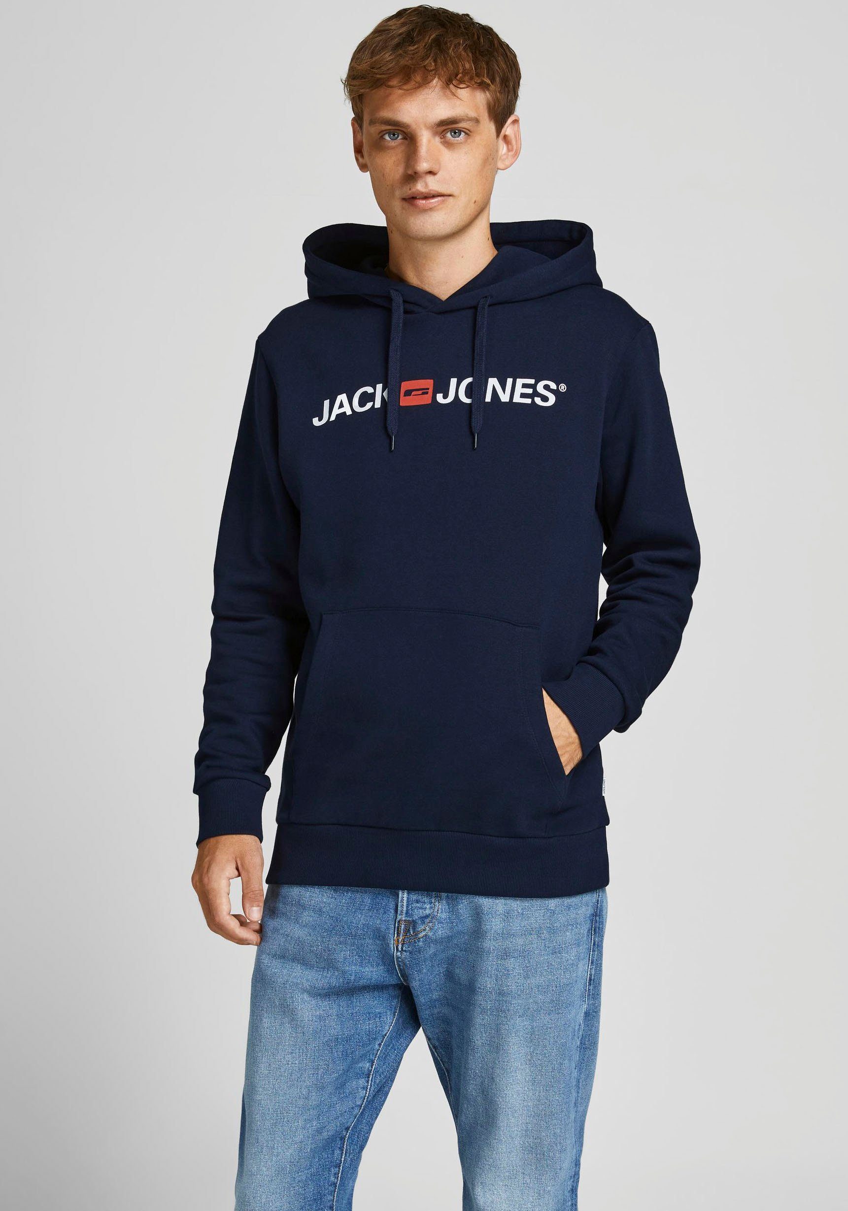 Jack & Jones Hoodie CORP OLD LOGO SWEAT HOOD (2-delig, Set van 2)