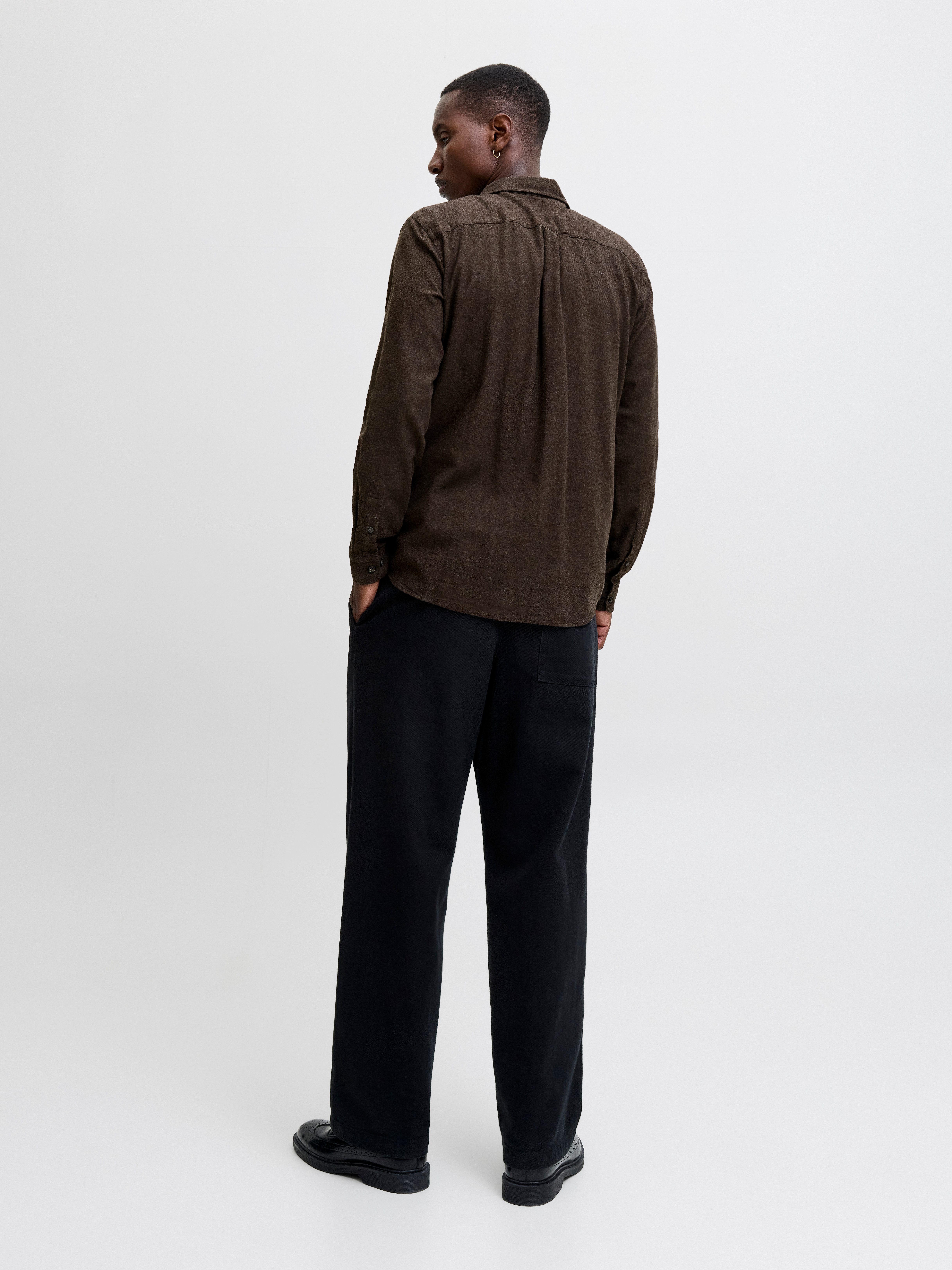 Jack & Jones Overhemd met lange mouwen JJECLASSIC MELANGE SHIRT L/S NOOS