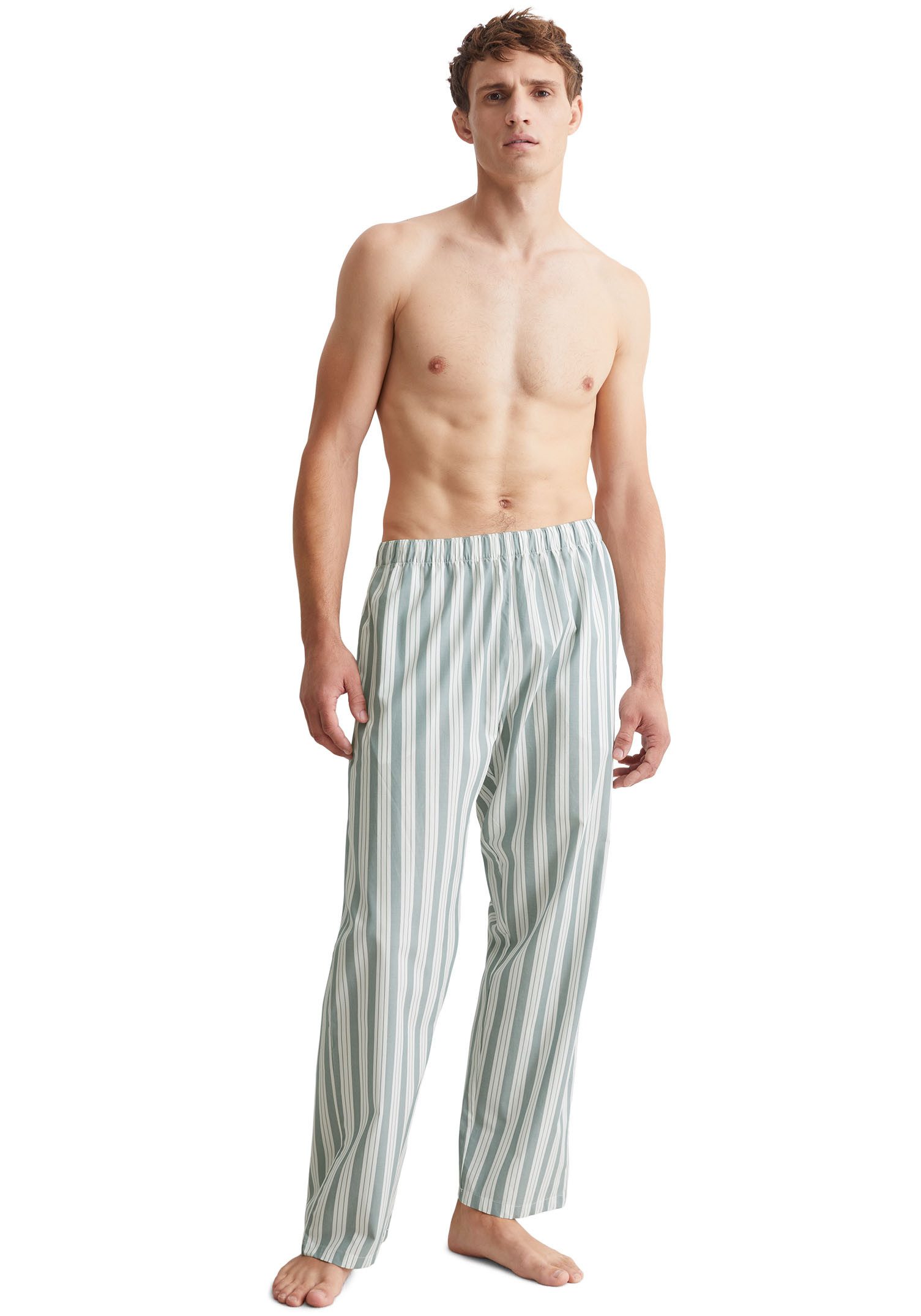 Marc O'Polo Pyjamabroek Mix & Match Woven met klassiek streepdessin