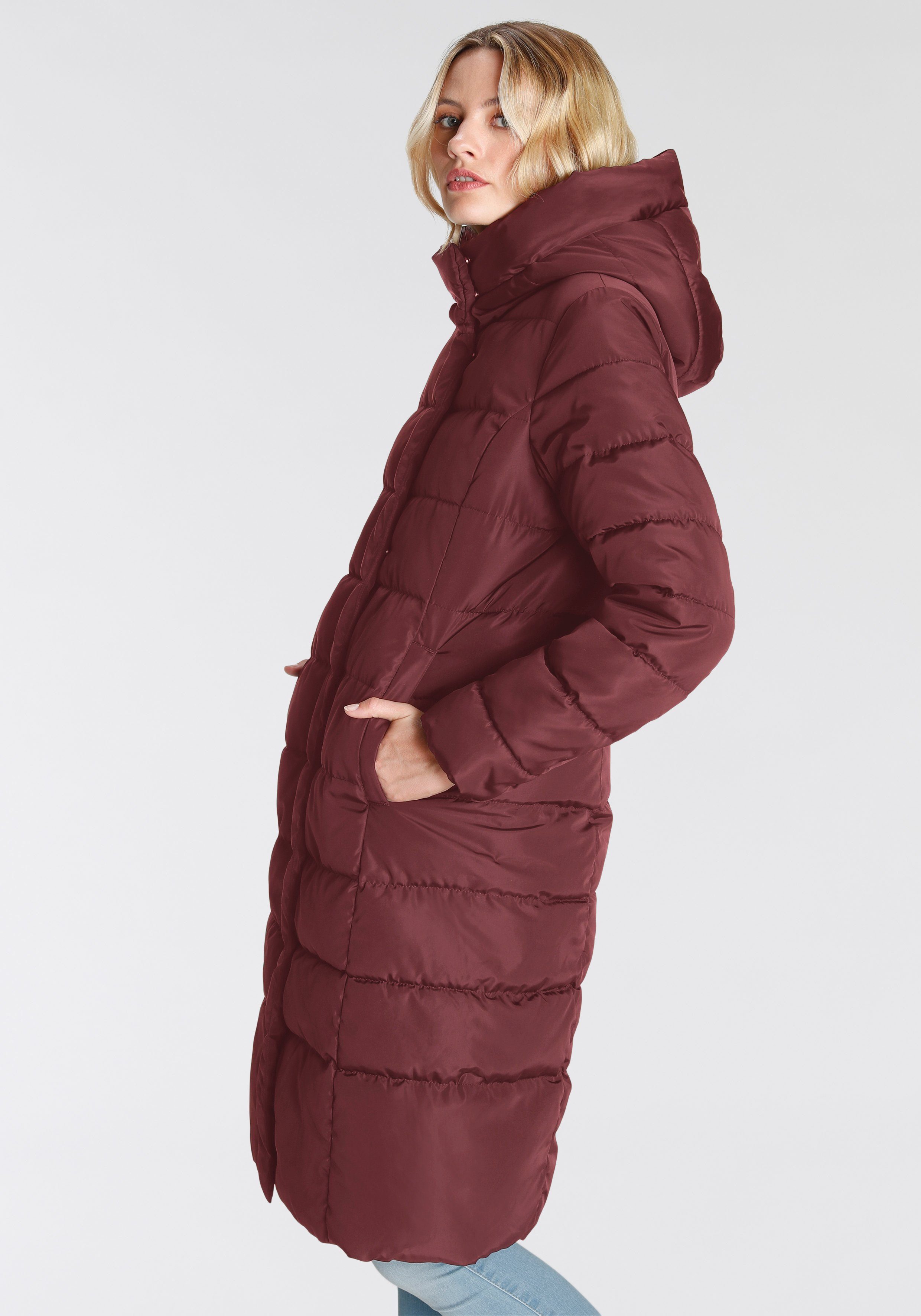 Only Gewatteerde jas ONLTINA PUFFER X LONG COAT OTW