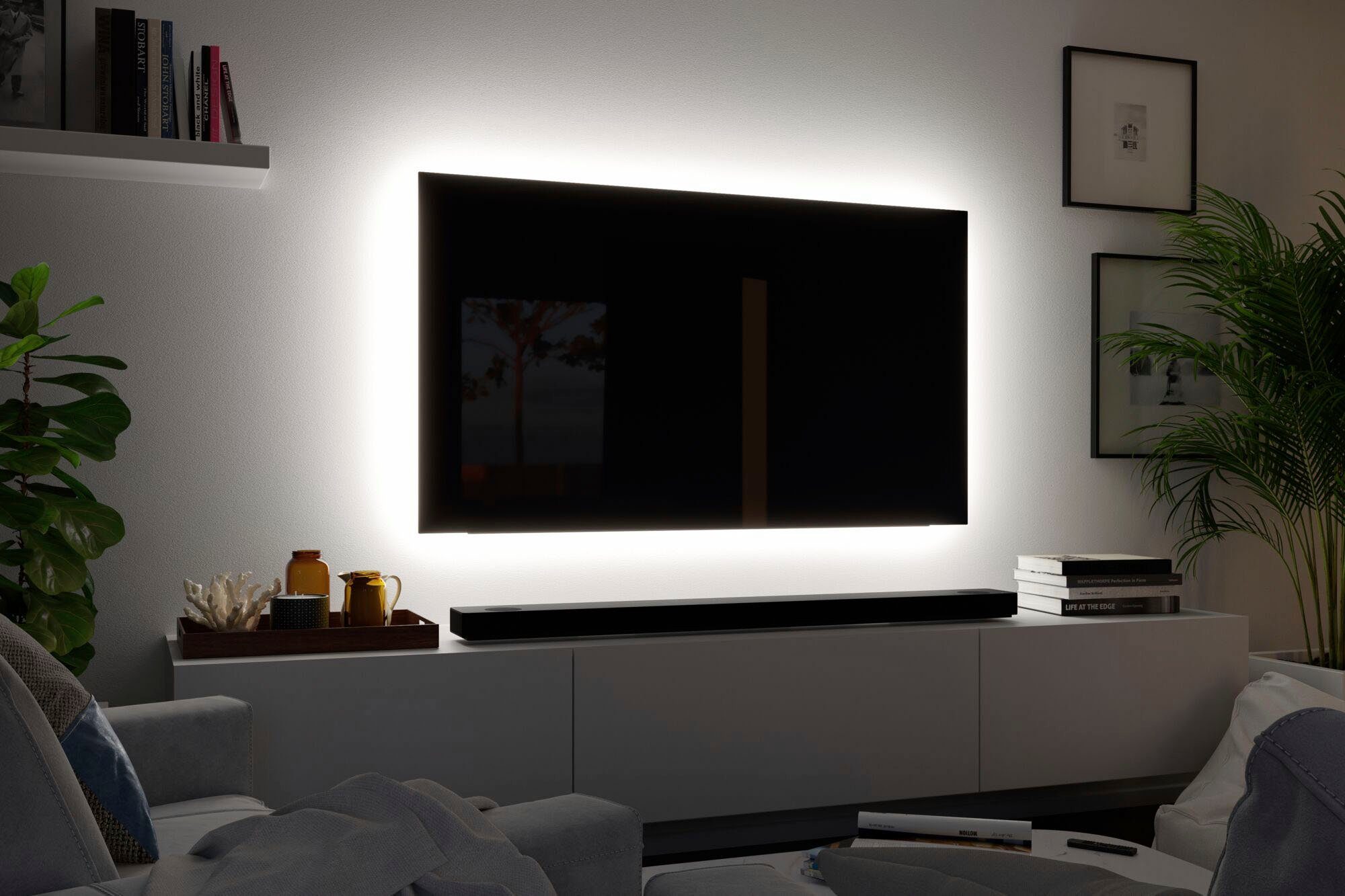 Paulmann Led-strepen MaxLED 250 TV Comfort Basisset 65 Inch 4,3m Dynamisch RGB 22W 234lm/m (1 stuk)