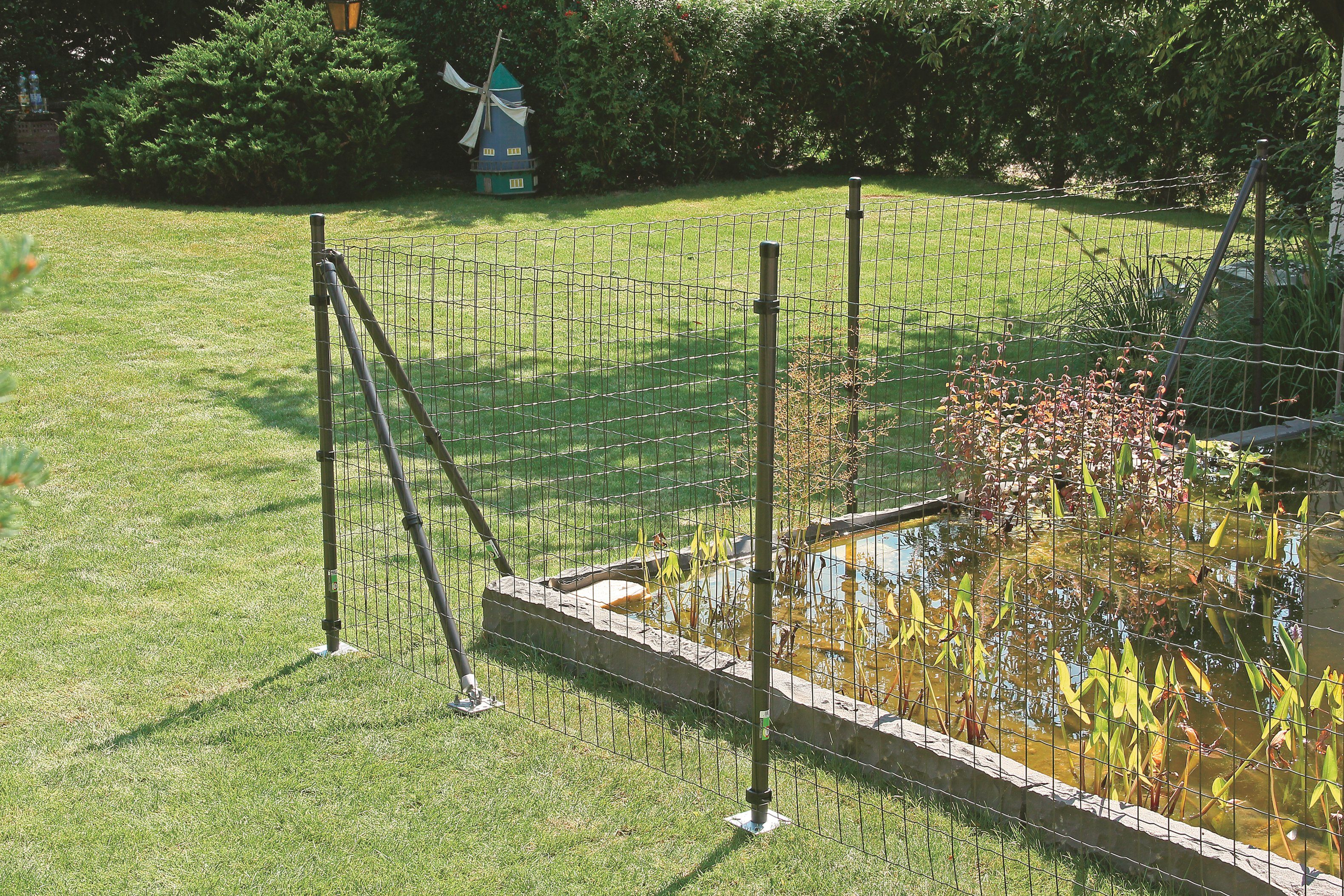 GAH Alberts Gelast gaas Fix-Clip Pro® Hoogte: 80-150cm, totale lengte: 10 en 25m, met grondbussen (set)