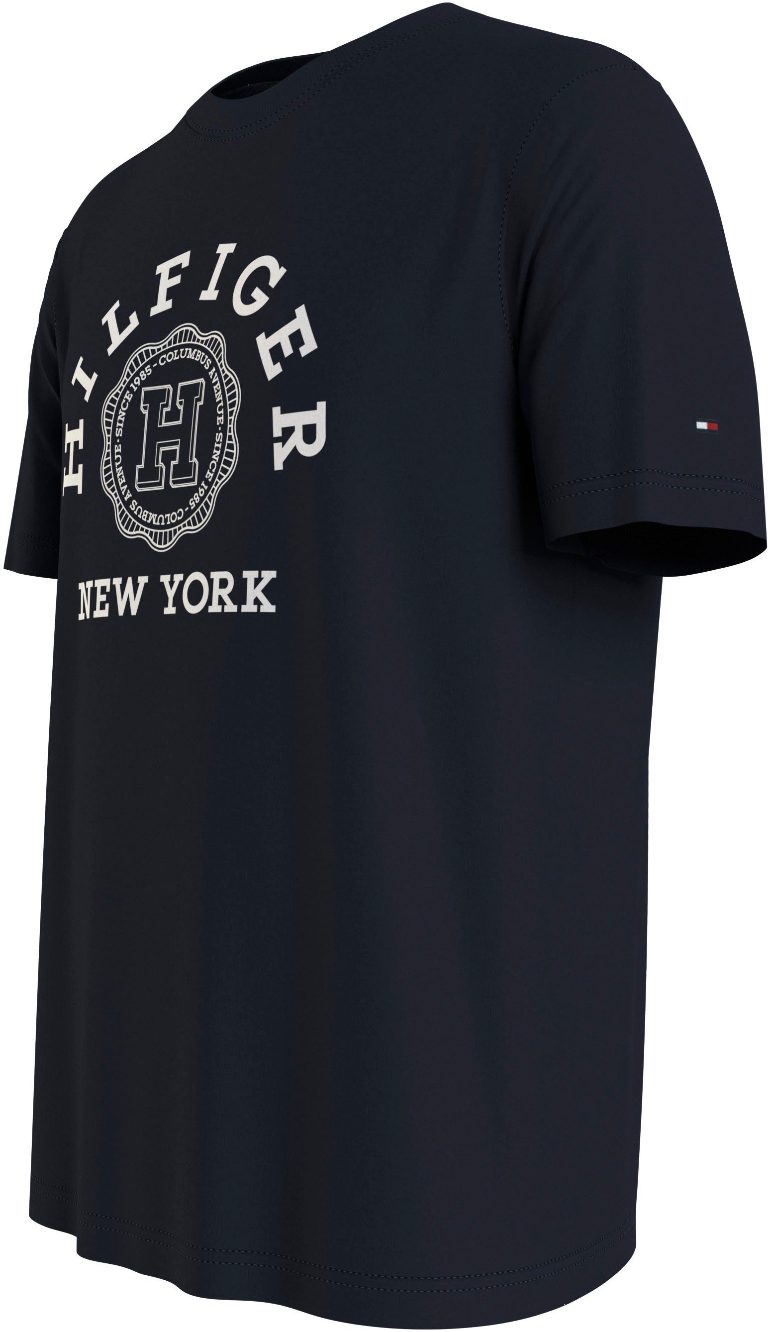 Tommy Hilfiger Shirt met print HILFIGER COIN TEE met markante print