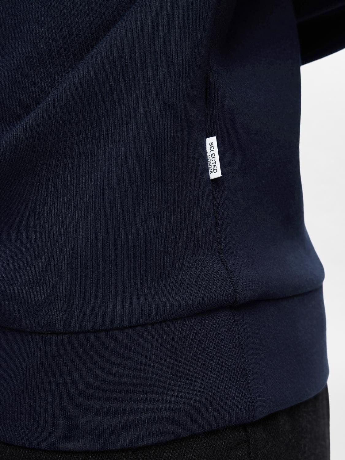SELECTED HOMME Sweatshirt SLHEMANUEL SOFT ZIP HIGH NECK SWEAT NOOS