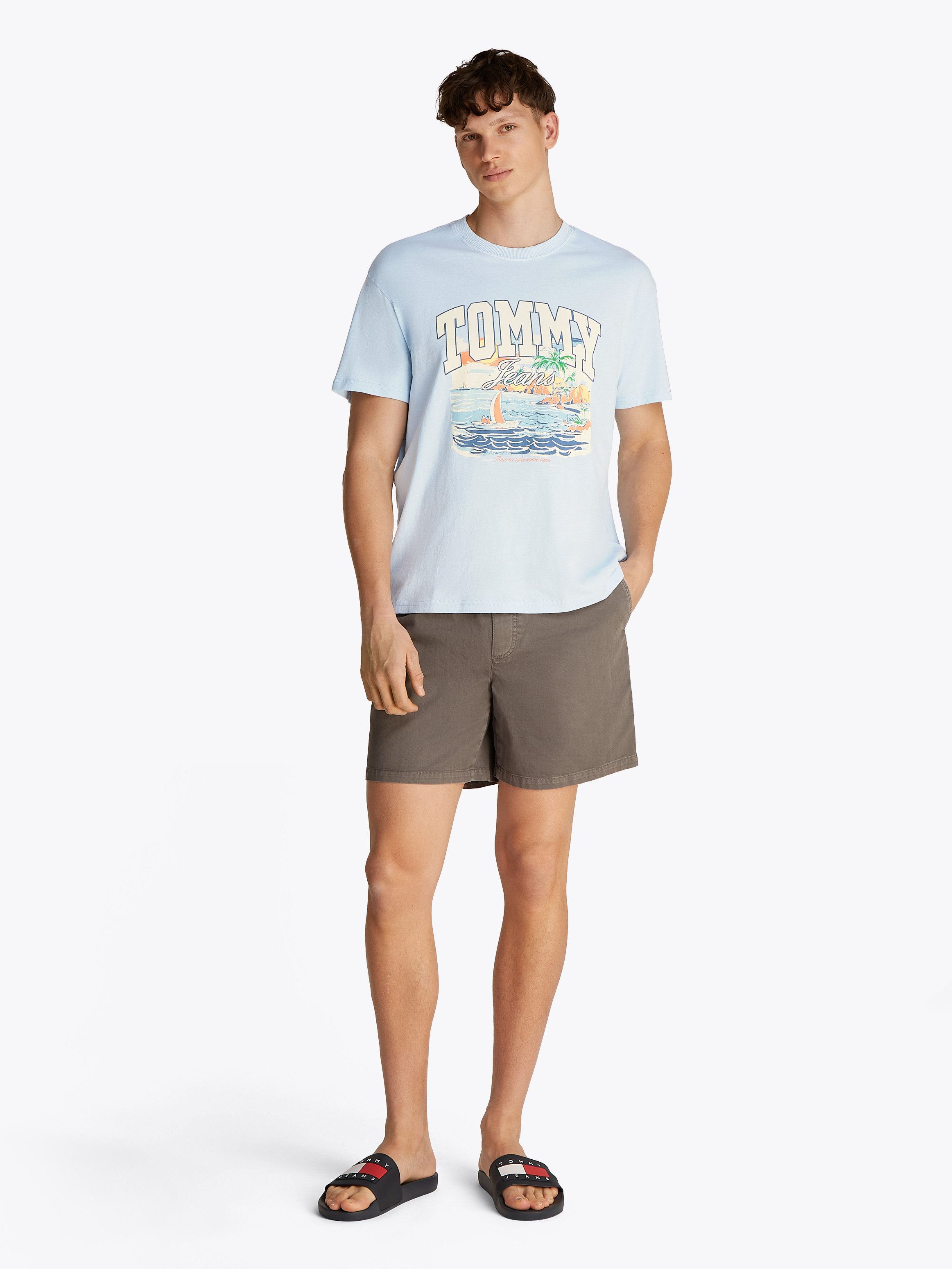 TOMMY JEANS T-shirt TJM RLX ARCH SAILING SS TEE EXT