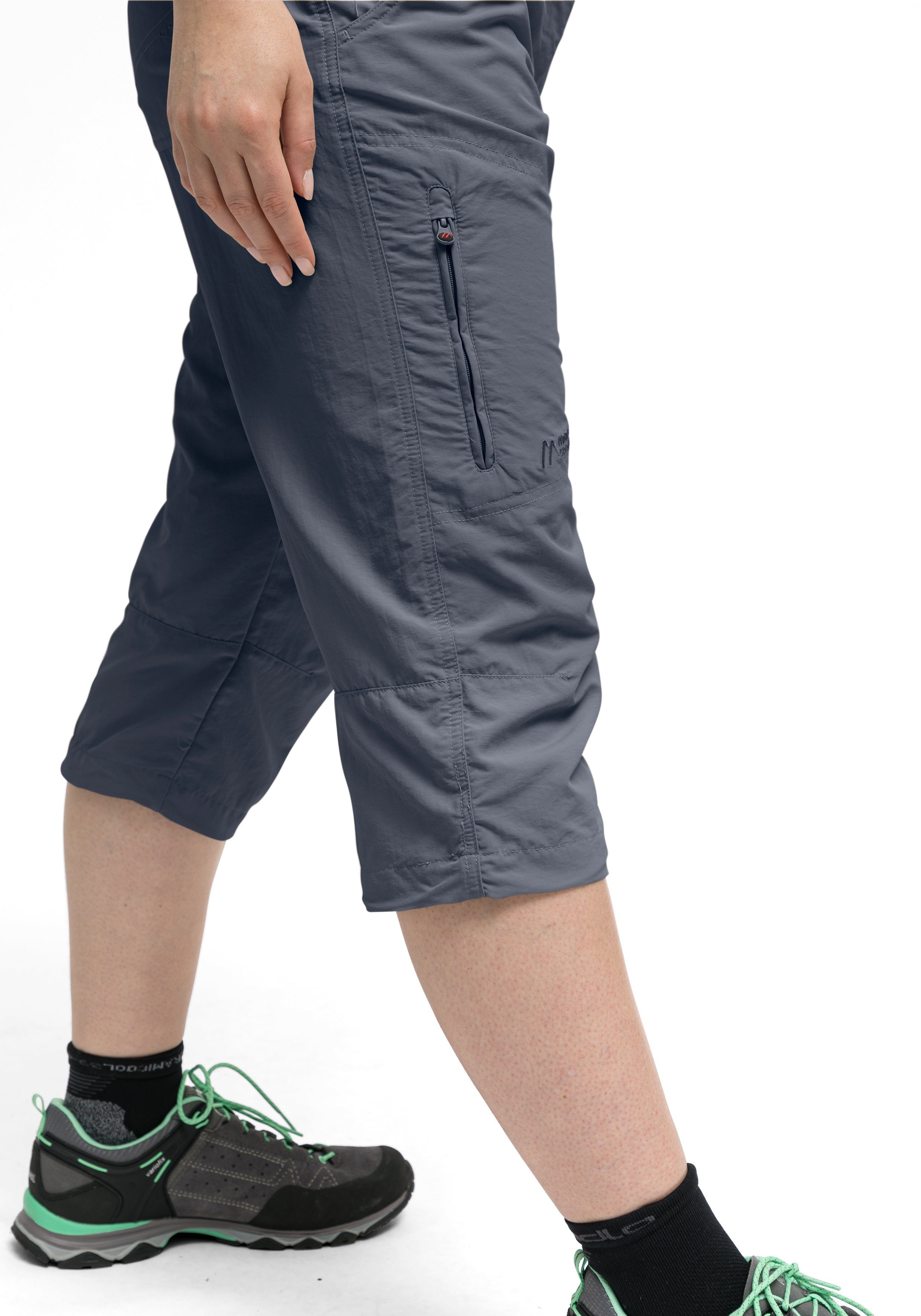 Maier Sports Capribroek Neckar Robuuste functionele broek in caprilengte, ideaal voor het wandelen