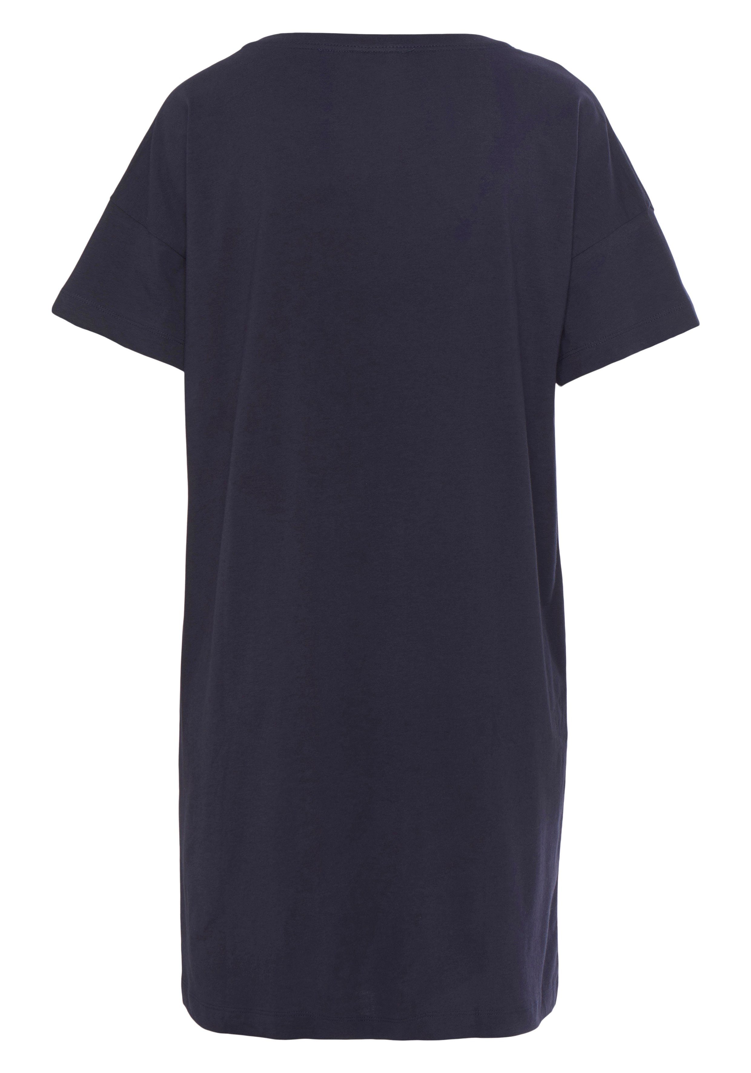 s.Oliver RED LABEL Beachwear Nachthemd met gebloemde frontprint (1-delig)