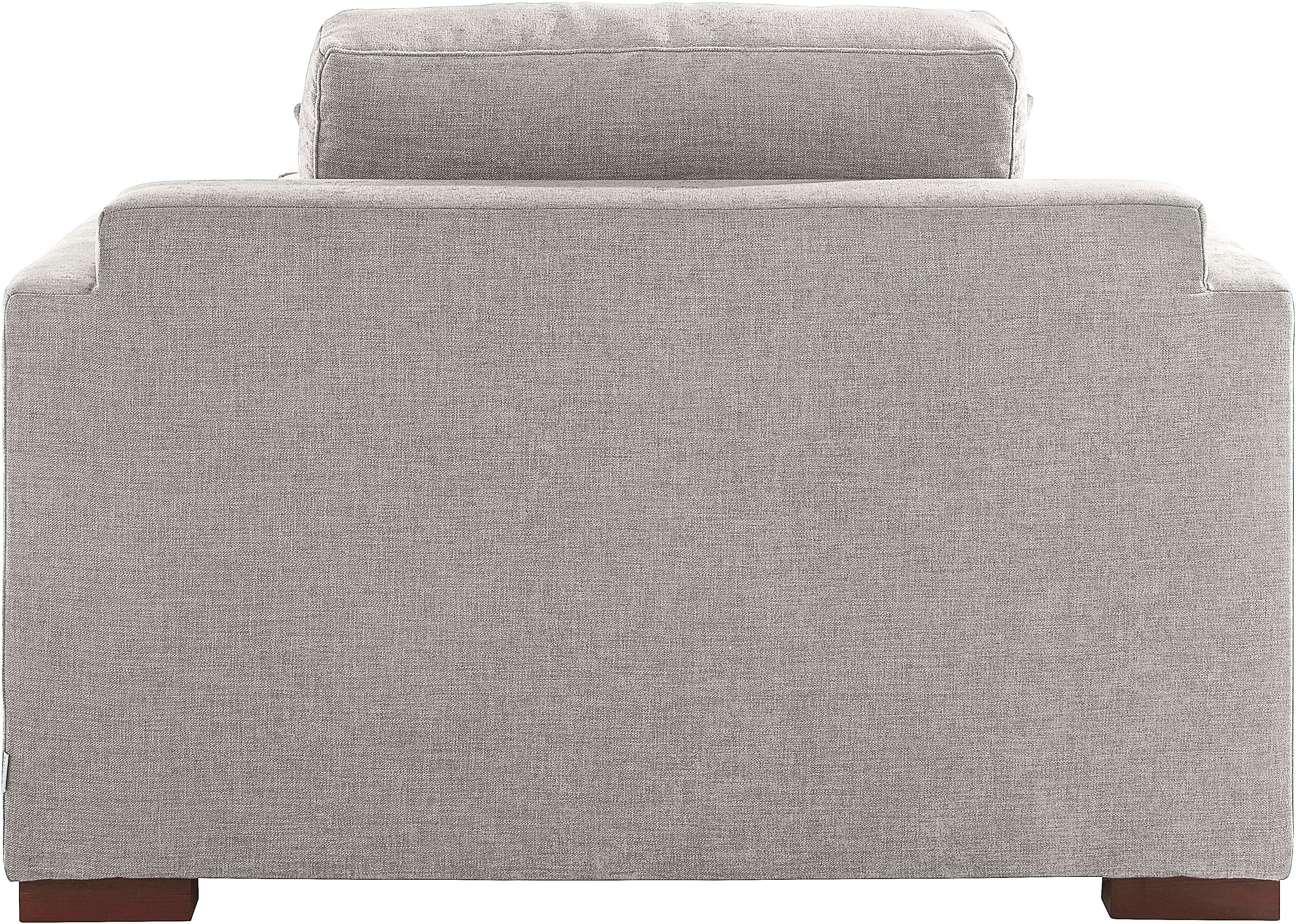 Home affaire Loveseat Fresh Pond fauteuil zacht zitcomfort, incl. sierkussen, bxdxh: 140x96x95 cm
