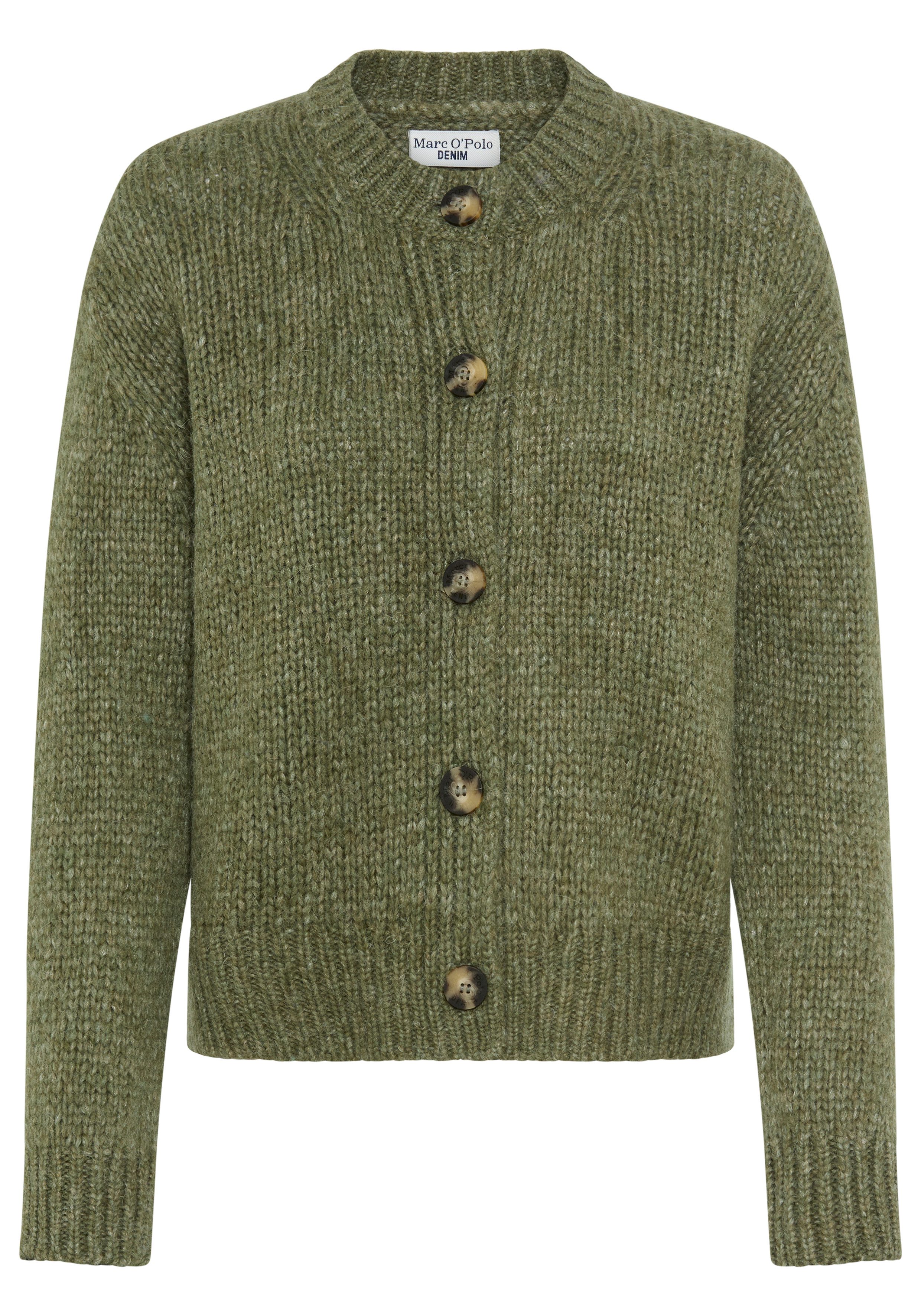 Marc O'Polo DENIM Cardigan RELAXED van knuffelige scheerwol-alpacawolmix