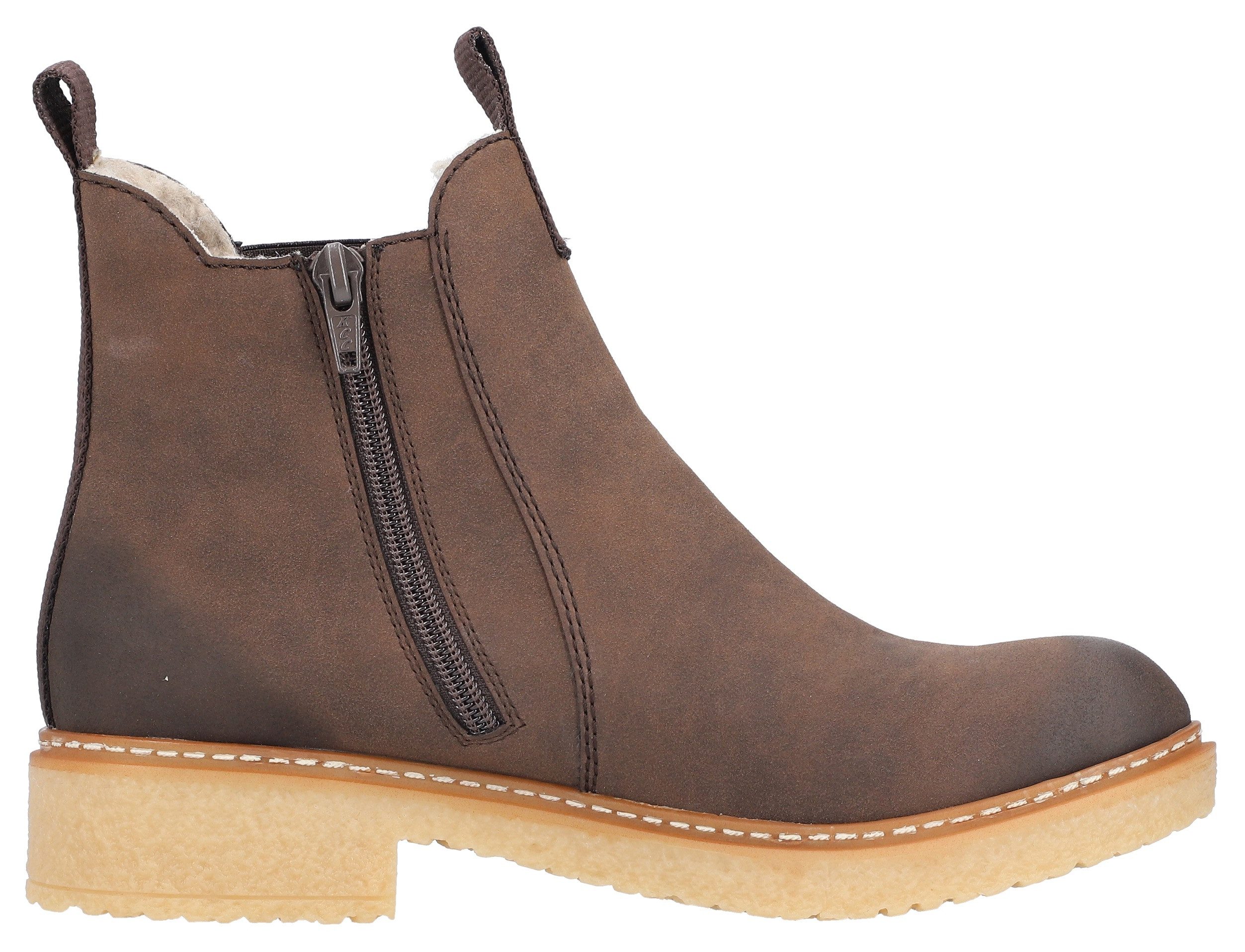 Rieker Winterlaarsjes chelseaboots used-look met binnenrits en stretchinzet