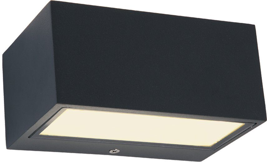 LUTEC Ledwandlamp voor buiten Gemini (1 stuk) tuinlampen grijs