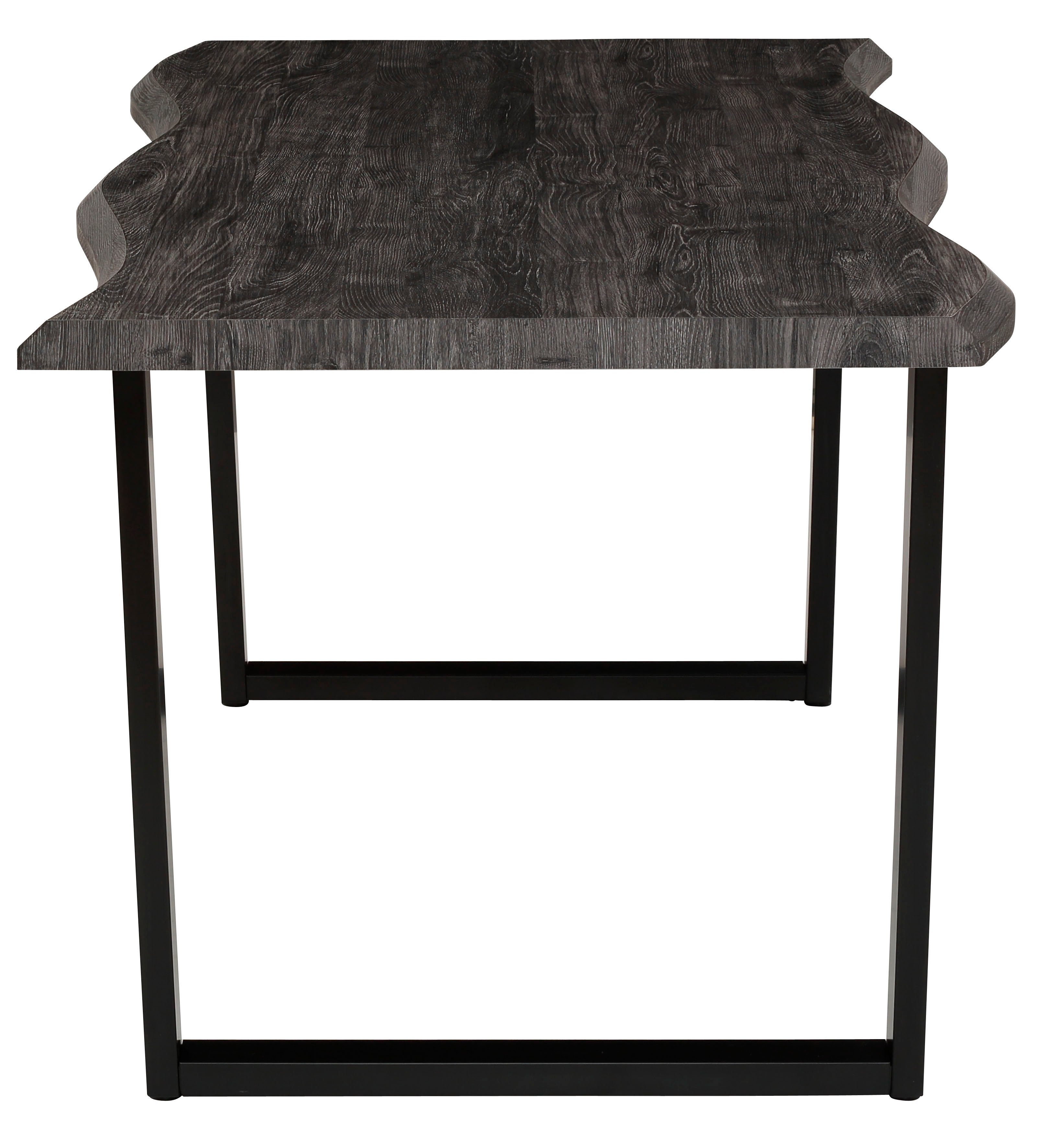 HELA Eettafel GISELLE boomkanttafel, keukentafel, TOPSELLER! OTTOs Choice Sledeframe metaal, industrieel design, 140 - 200 cm breedte, 2 kleuren
