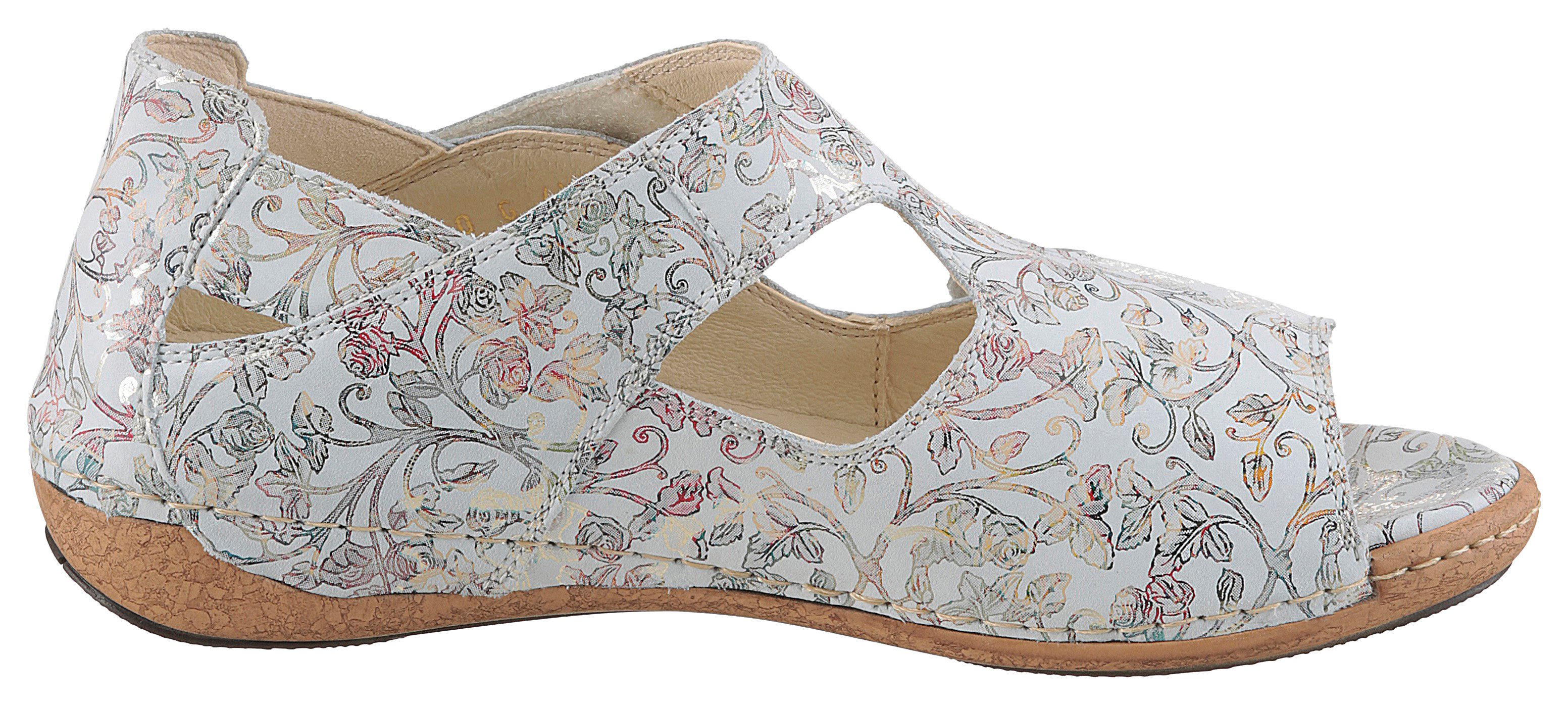 Waldläufer Sandalen HELIETT zomerschoen, sandaal, sleehak, met randstiksel, h-breedte