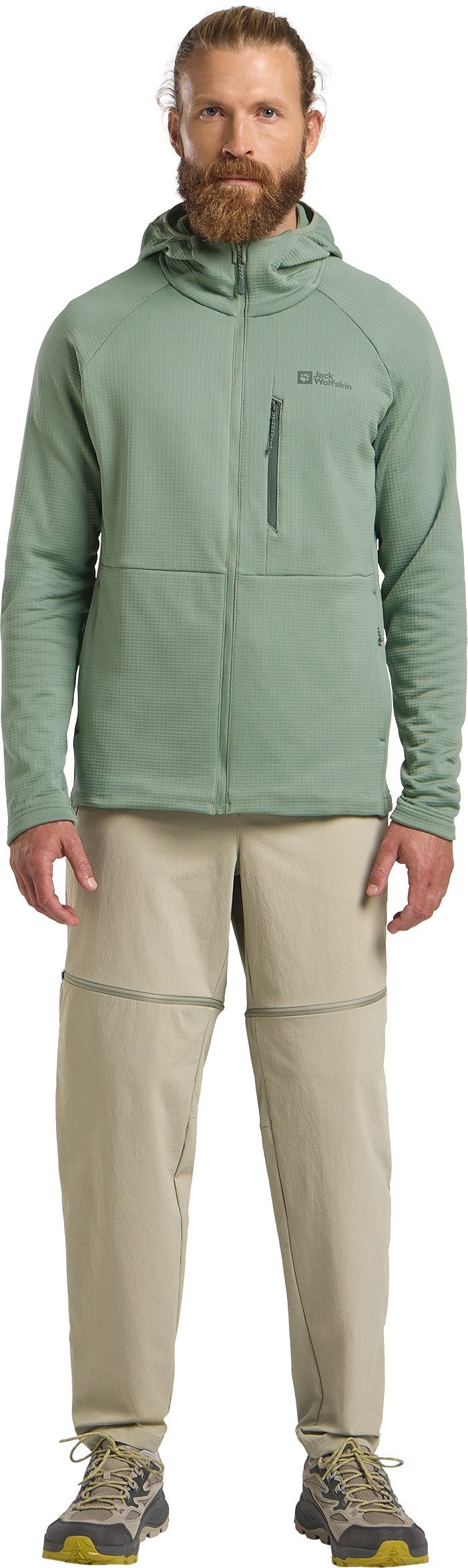 Jack Wolfskin Fleecejack KOLBENBERG HOODED FZ M