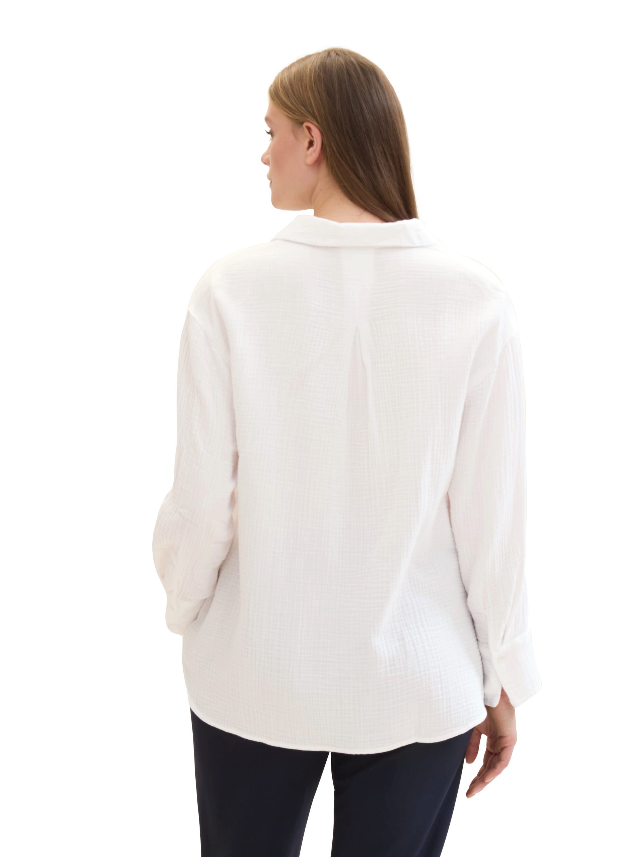 TOM TAILOR MY TRUE ME Blouse met lange mouwen in oversized-look