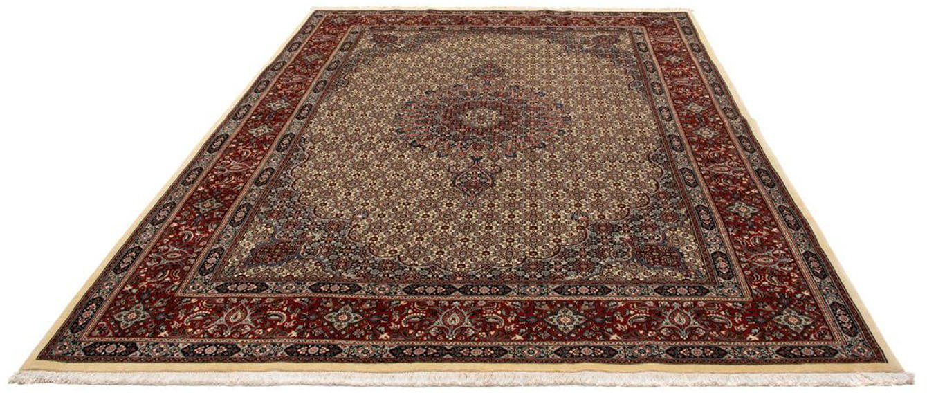 morgenland Wollen kleed Moud medaillon beige 288 x 203 cm Uniek exemplaar met certificaat