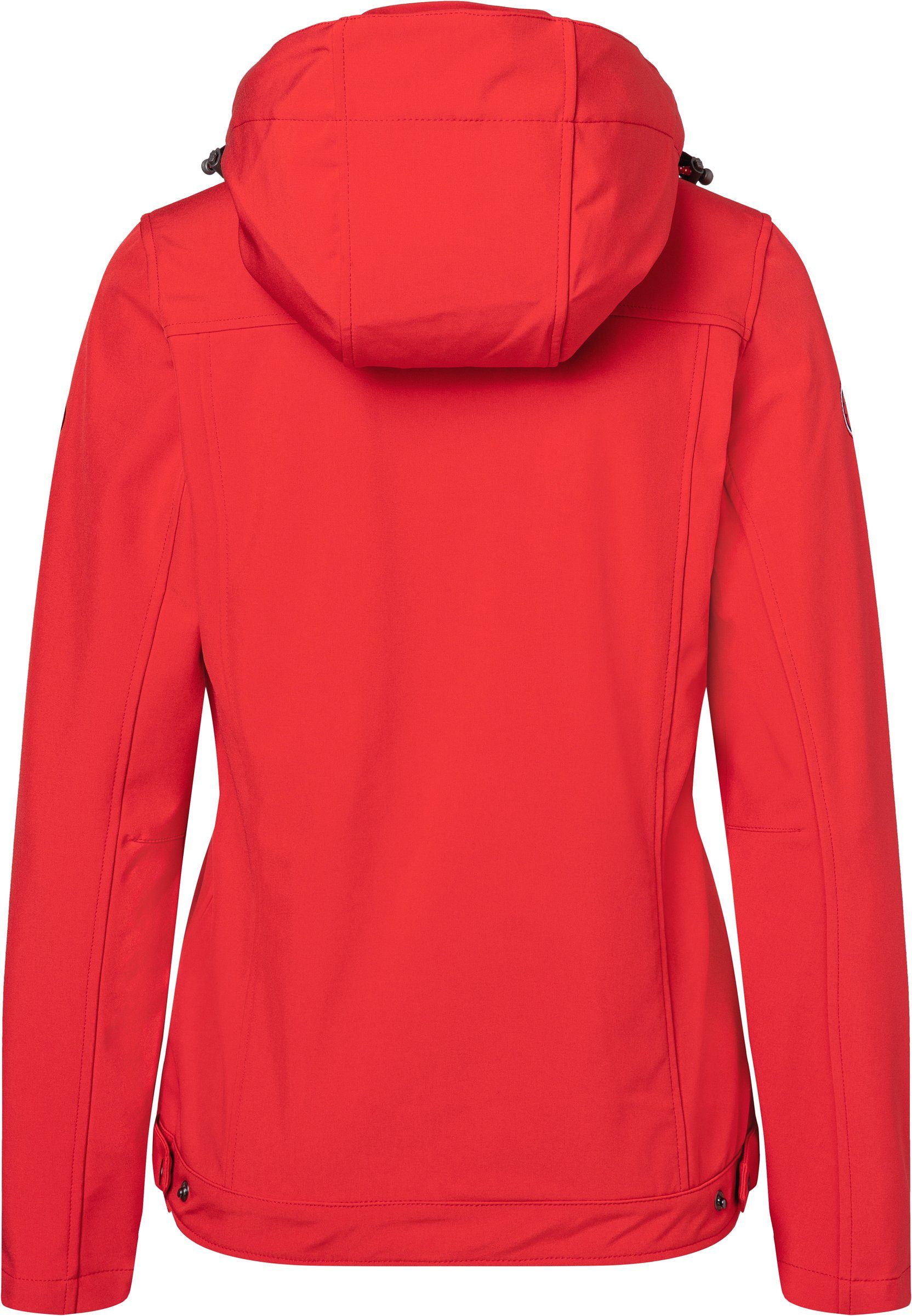 DEPROC Active Softshell-jack DECORAH PEAK WOMEN met afneembare capuchon