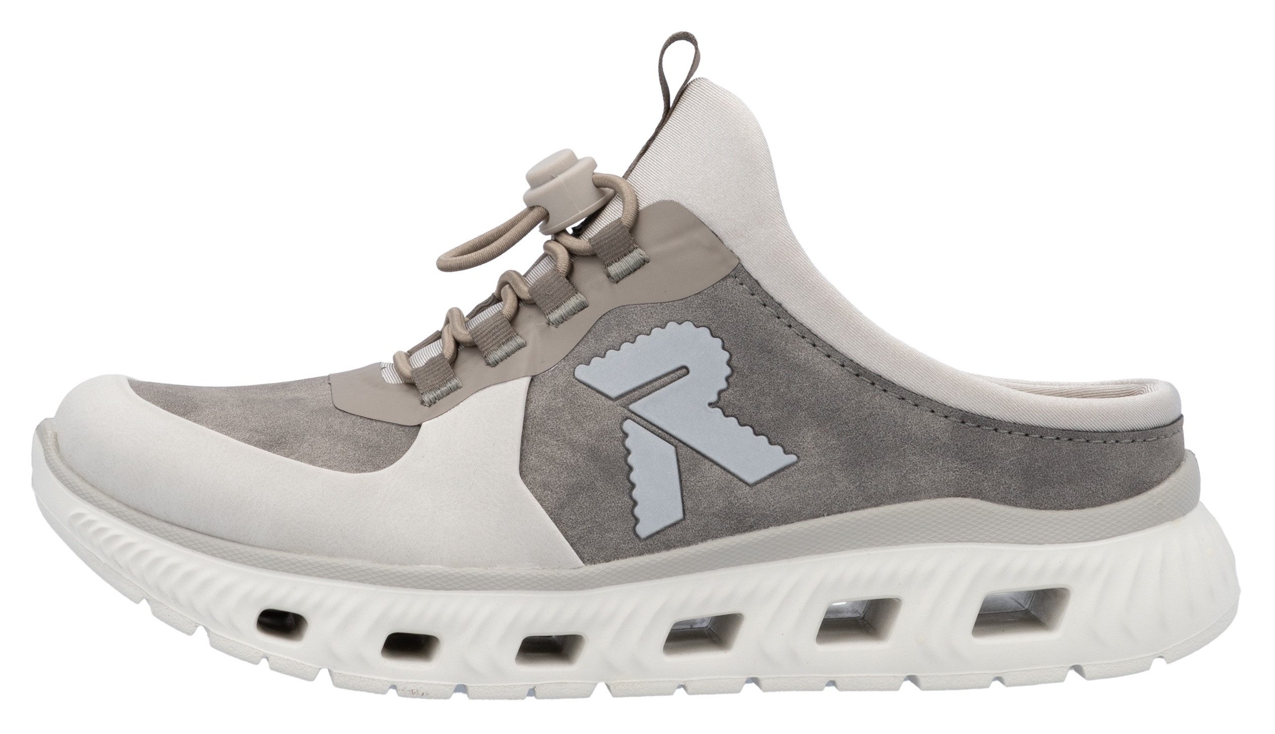 RIEKER Sport Clogs , instapschoen, sabotschoen, sneaker met aangebrachte snel sluiting
