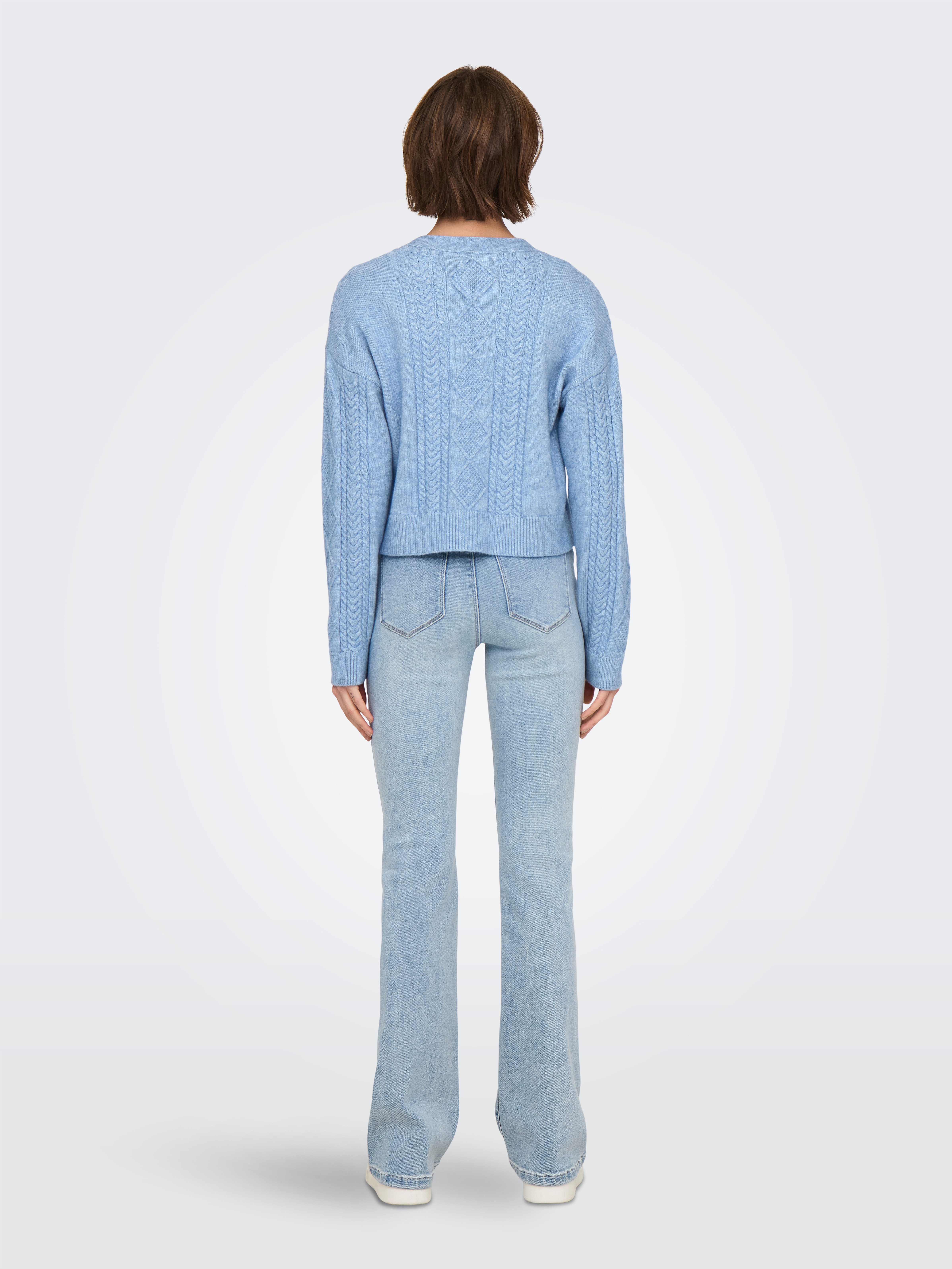 Only Vest ONLFIA LS STRING CARDIGAN KNT NCA