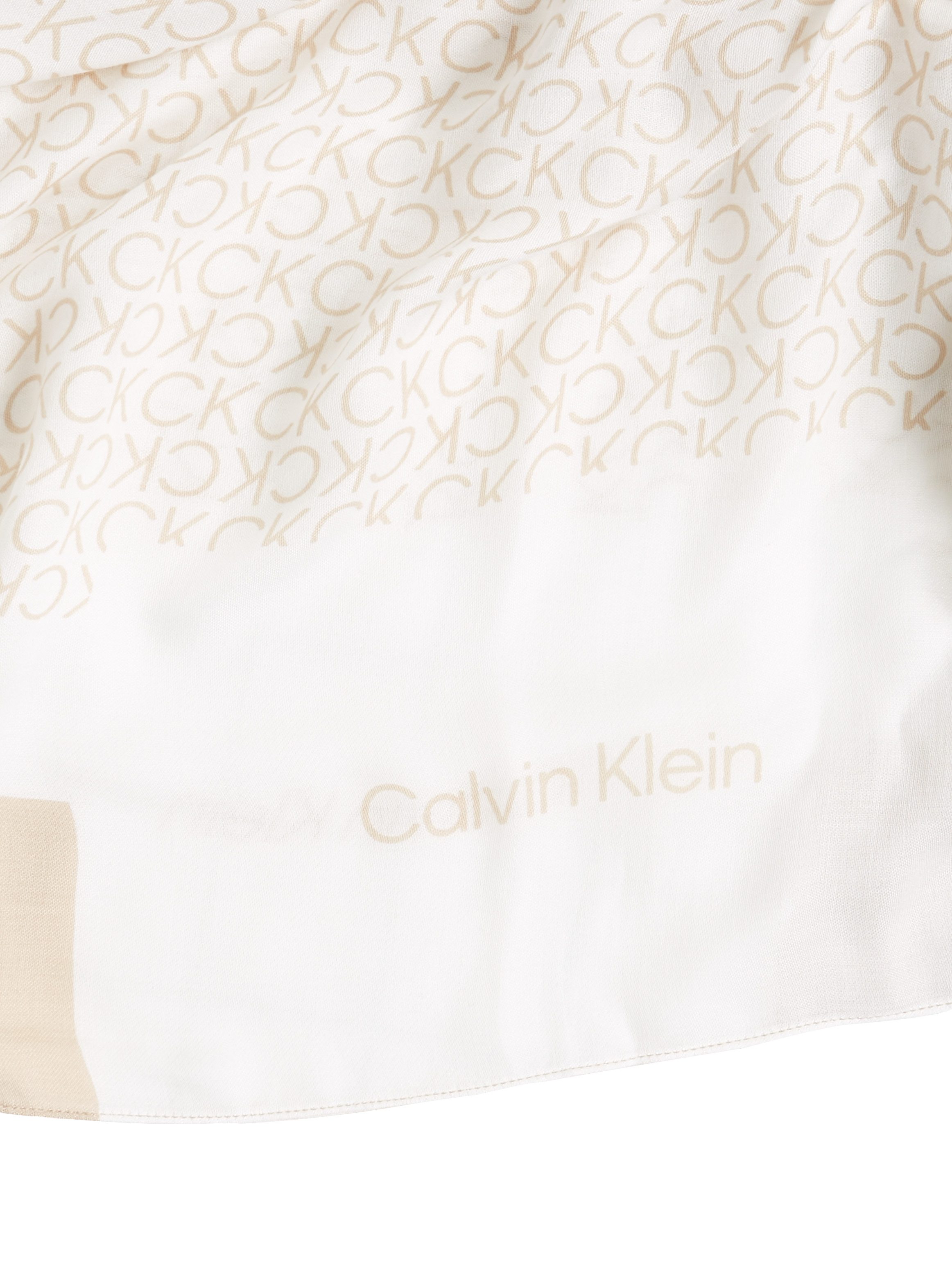 Calvin Klein Sjaal GEO MINIMAL SCARF 130X130