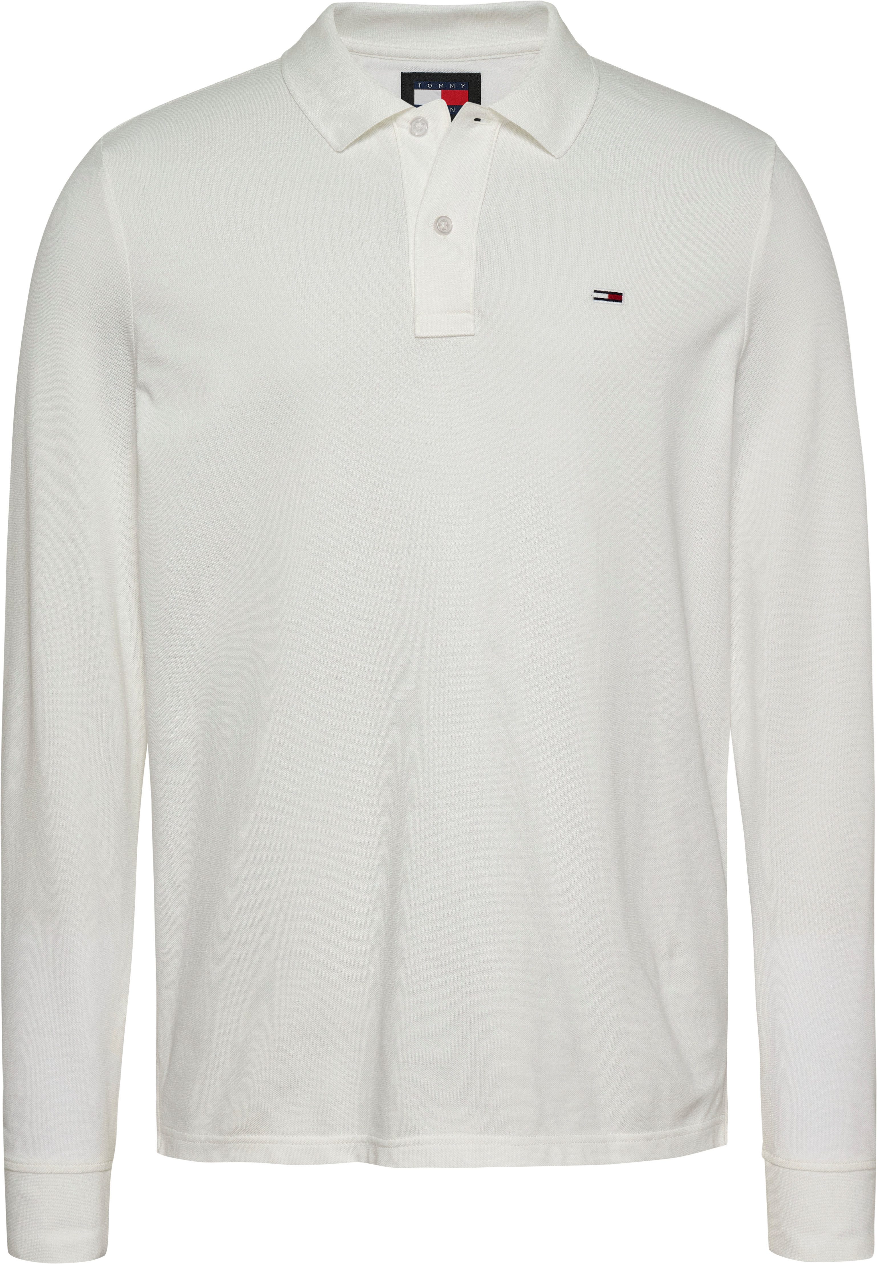 TOMMY JEANS Poloshirt TJM SLIM PLACKET POLO LS EXT