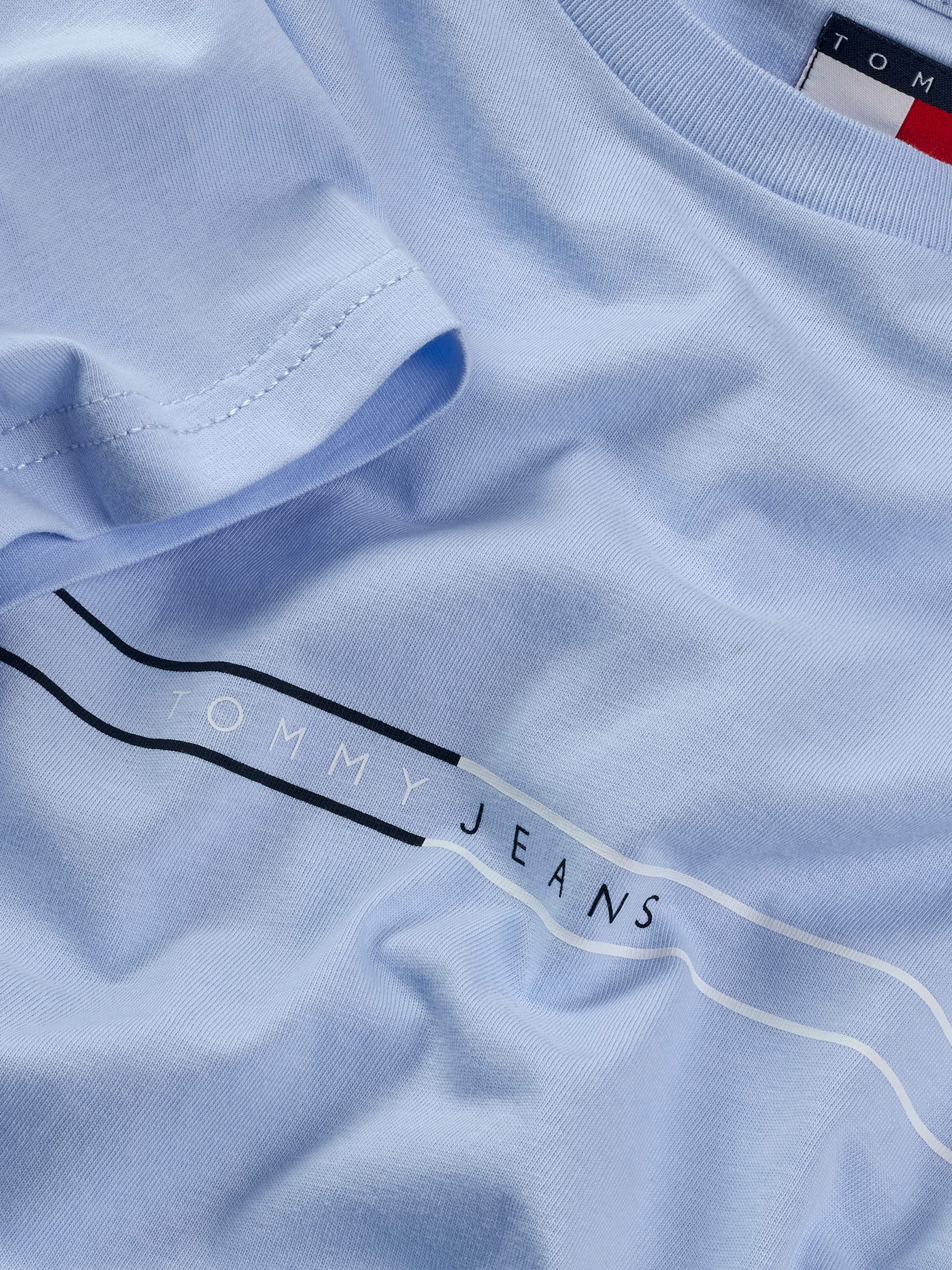 TOMMY JEANS Shirt met korte mouwen TJM SLIM ENTRY GRAPHIC TEE EXT
