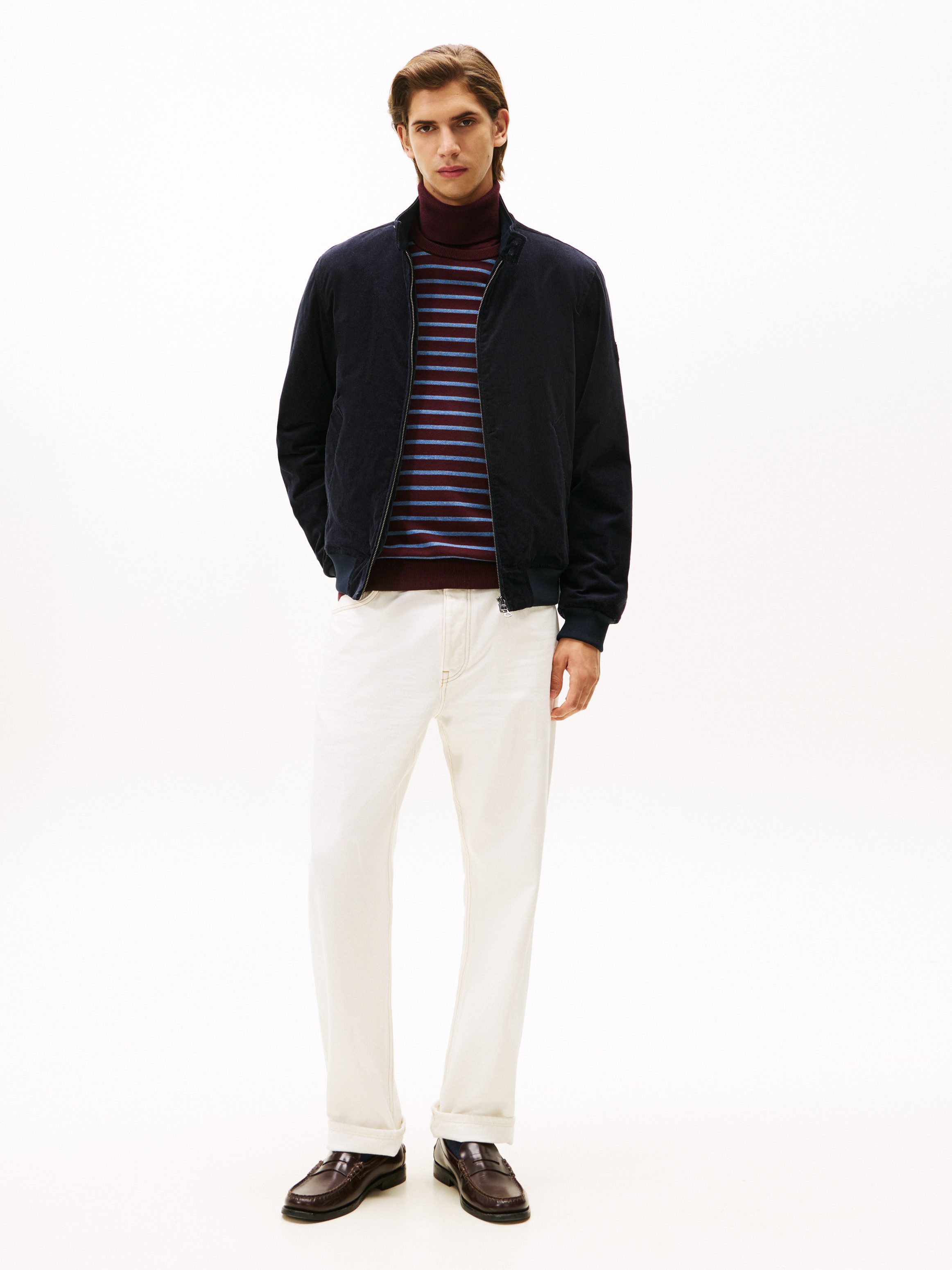 Tommy Hilfiger Cordjasje CORD HARRINGTON JACKET