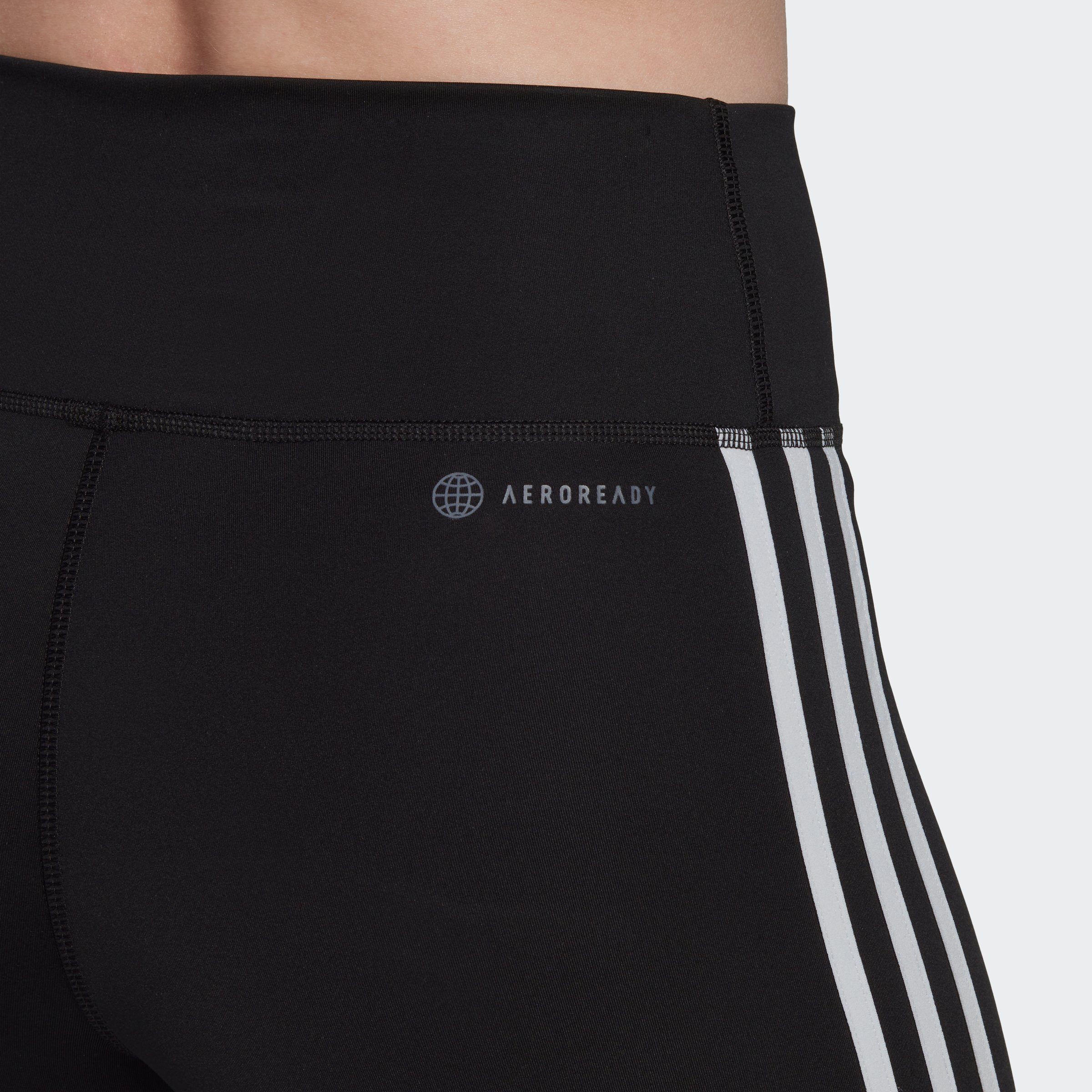 adidas Performance Short Training essentials 3-strepen HIGHWAISTED kort (1-delig)