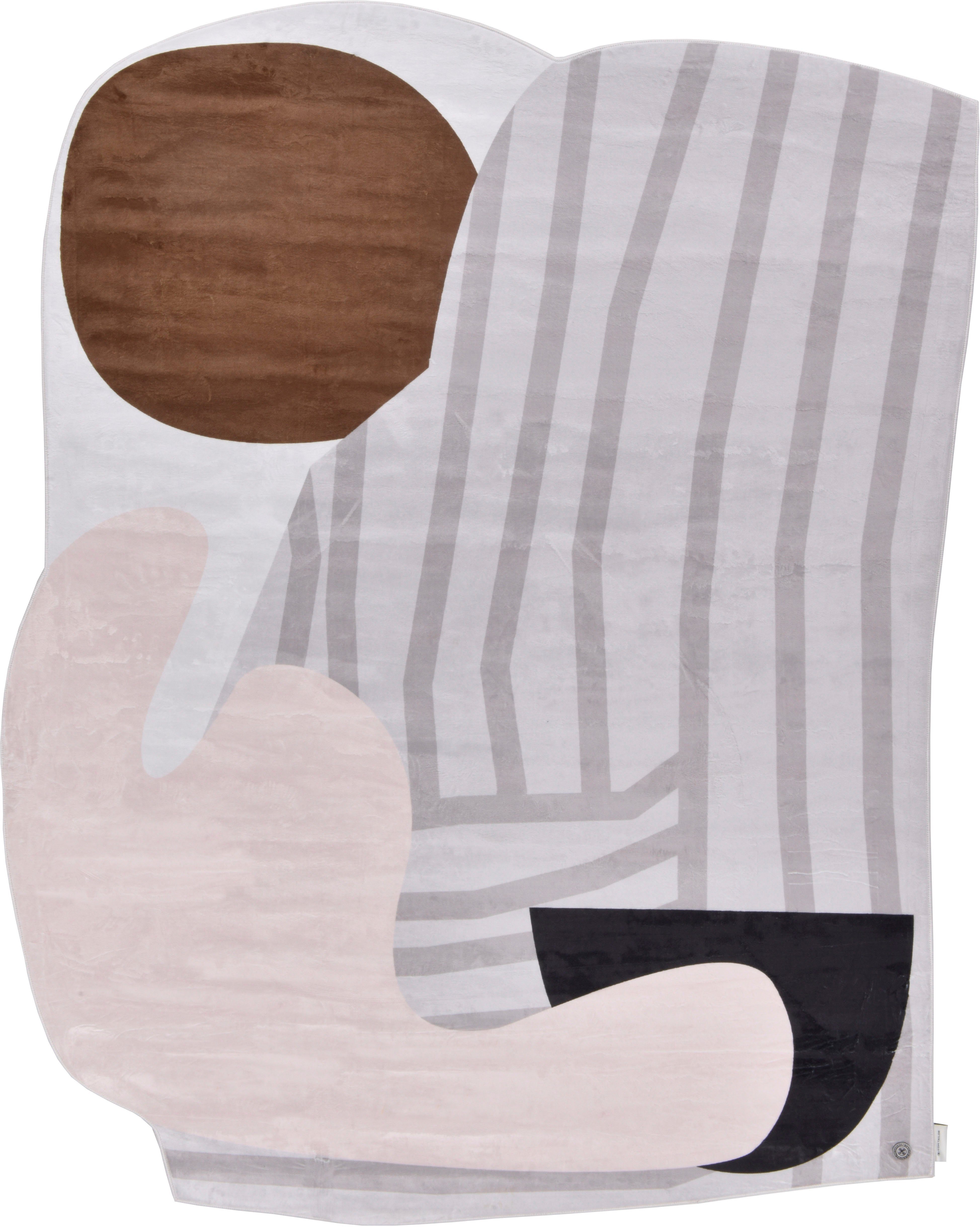 TOM TAILOR HOME Vloerkleed Shapes - SEVEN Korte pool, gedessineerd, modern design