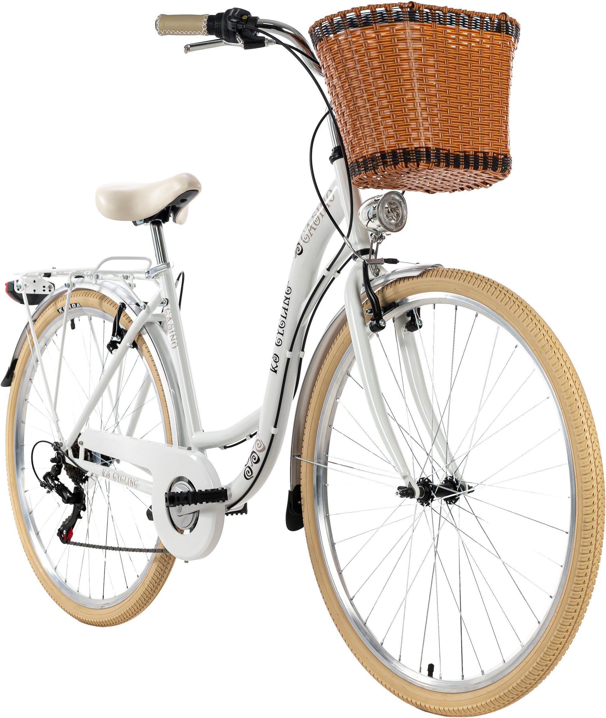 KS Cycling Citybike Casino voor dames, kettingversnelling