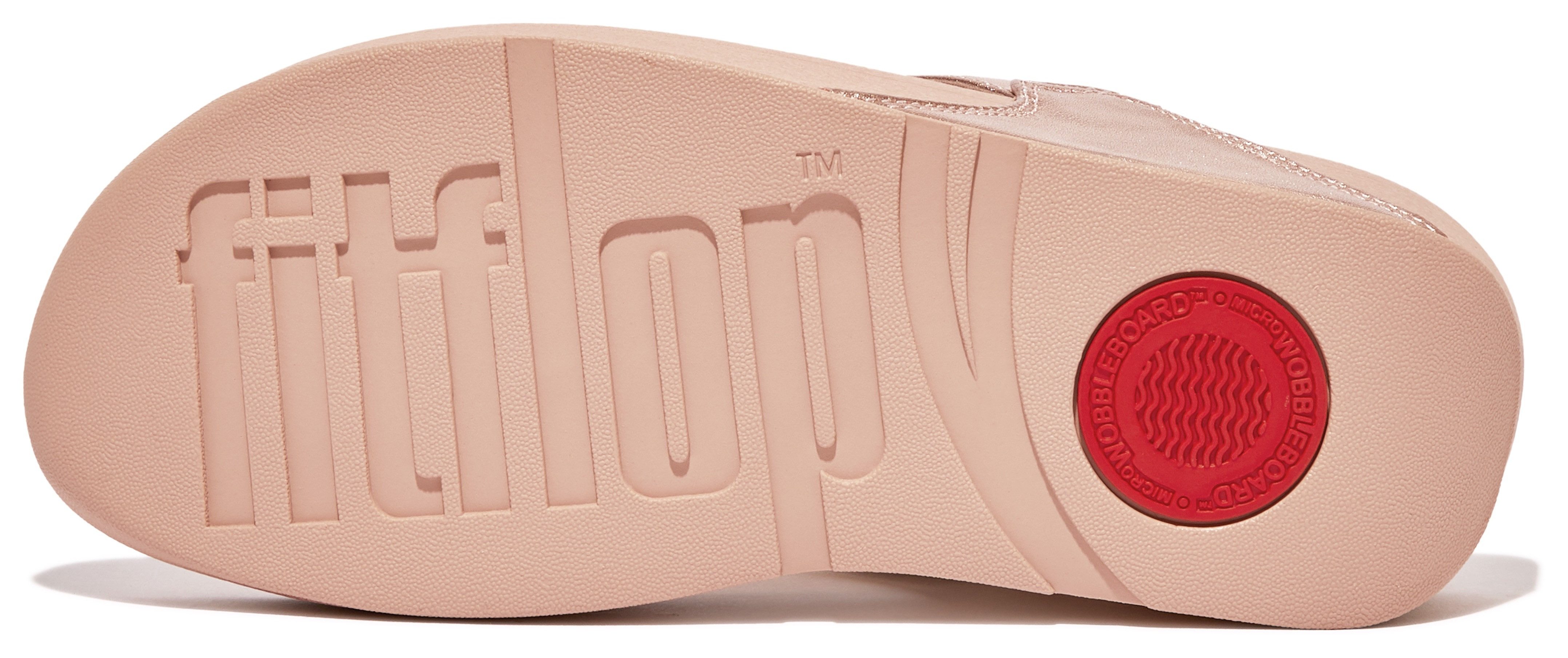 Fitflop Dianets LULU LEATHER TOEPOST , pool slides, pantoffel, badeschoen met sleehak
