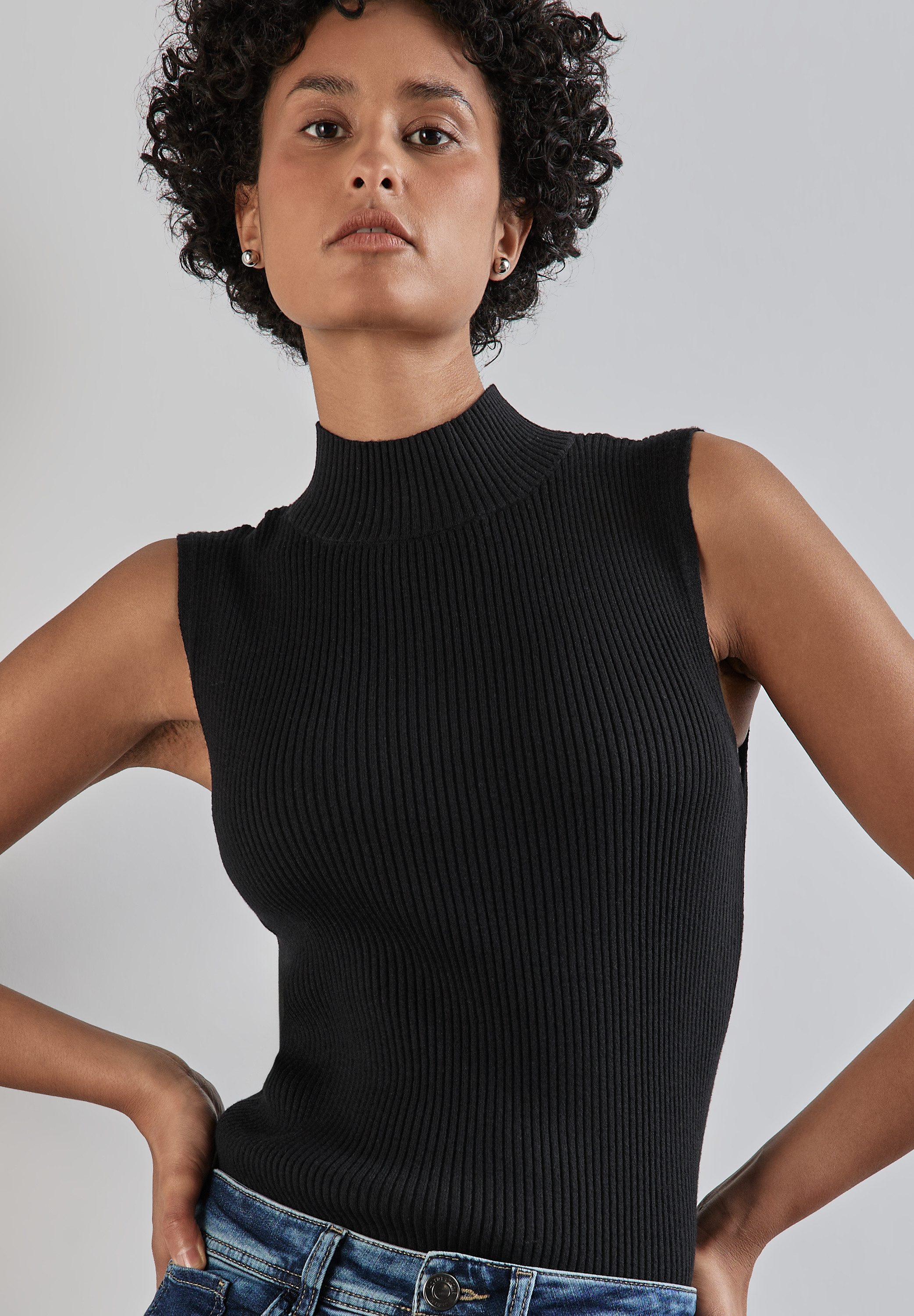 STREET ONE Slip-over met ribstructuur