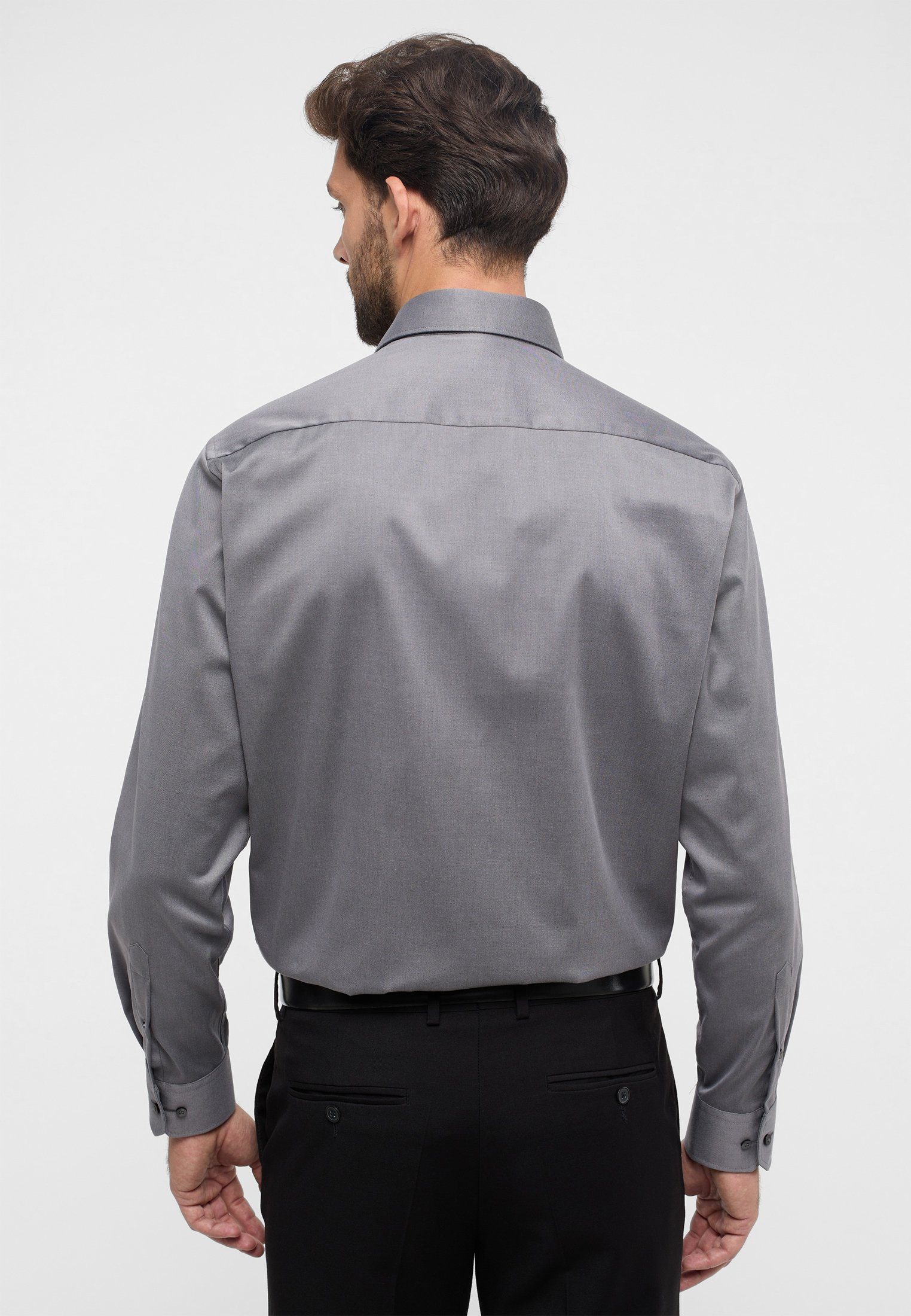 Eterna Overhemd met lange mouwen Comfort fit NON IRON (strijkvrij)