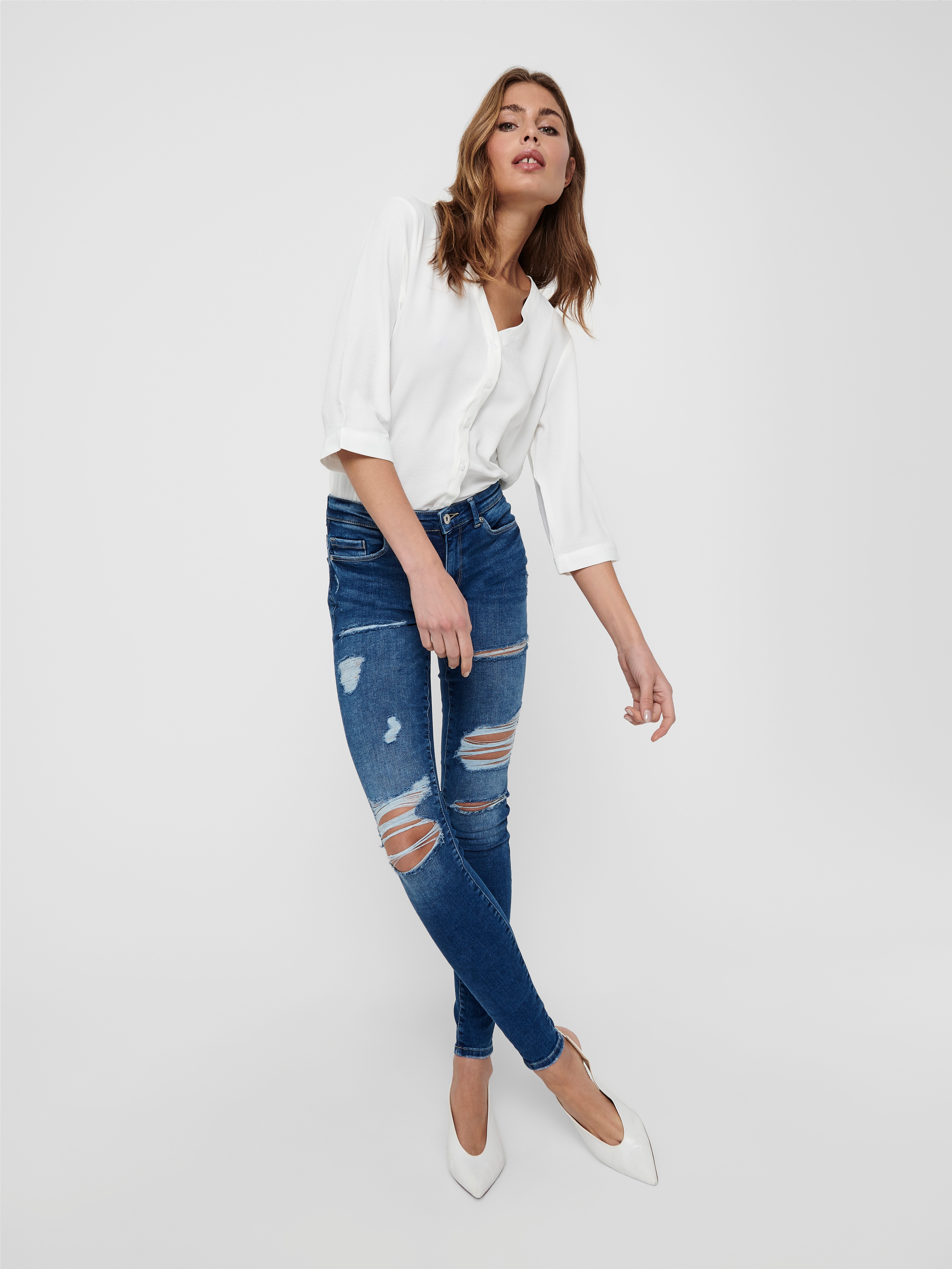 JDY Shirtblouse JDYLION CAPOTE 3/4 SHIRT WVN NOOS