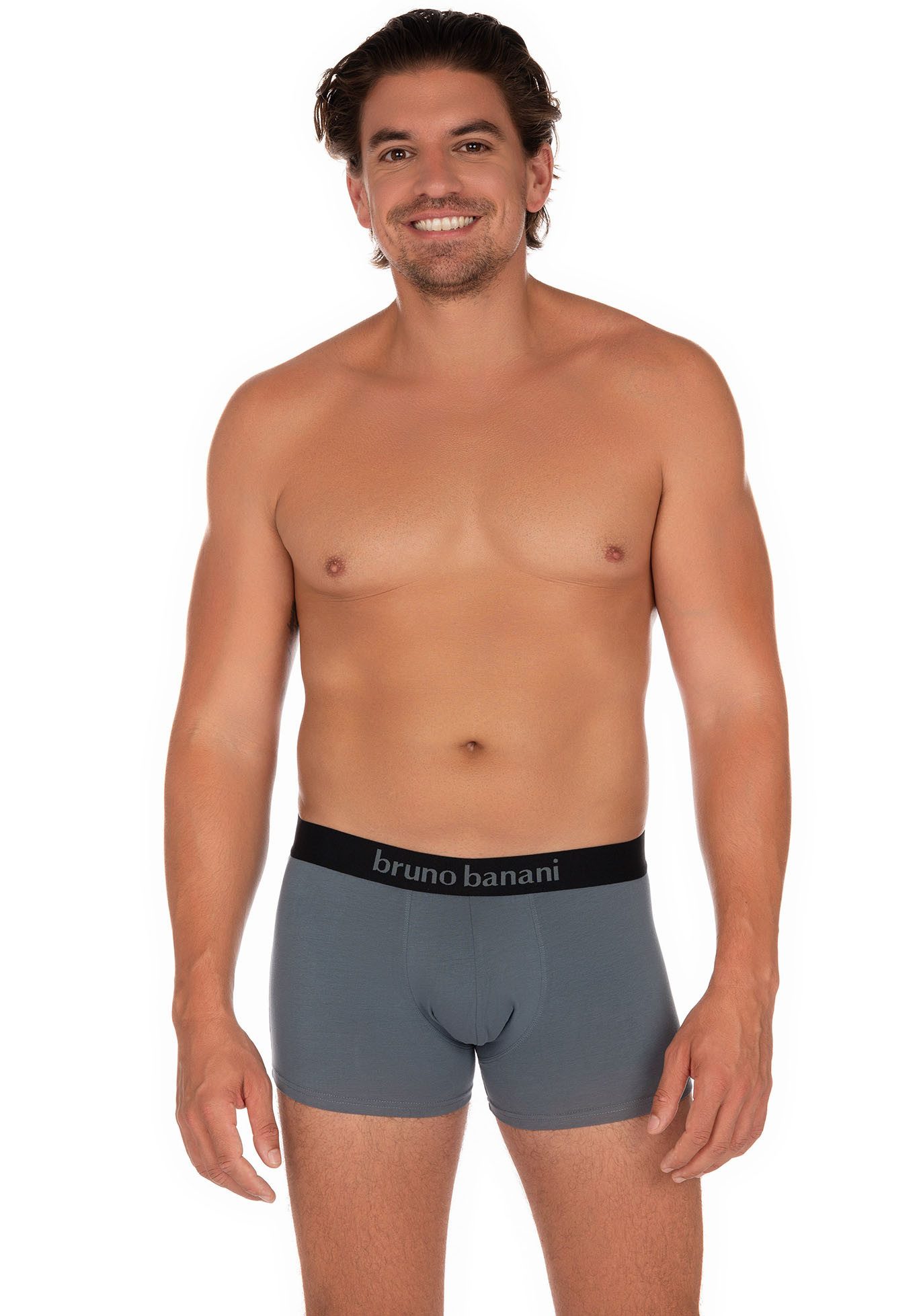 Bruno Banani Boxershort met contrasterend logo-tailleband (2 stuks, Set van 2)