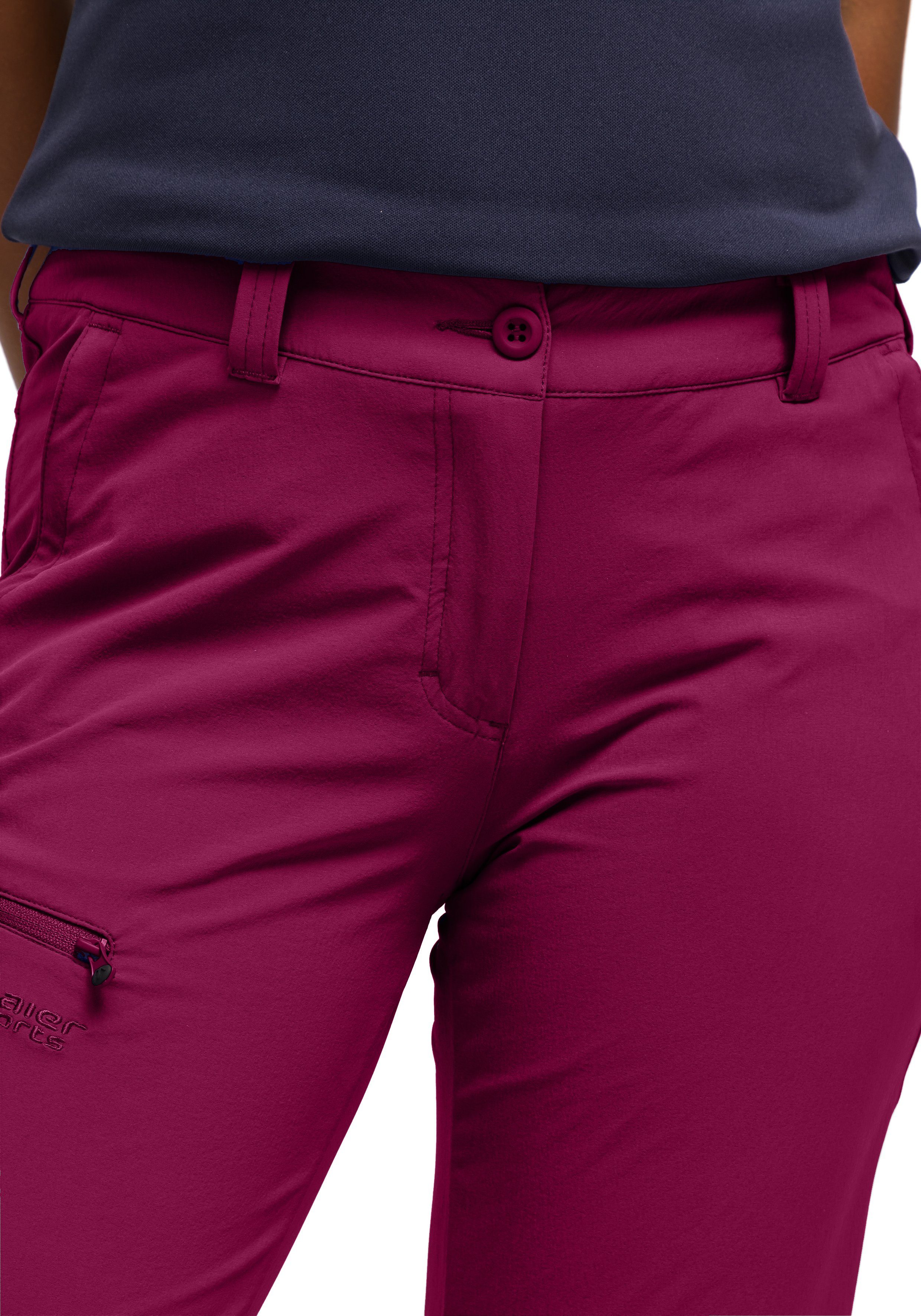 Maier Sports Functionele broek Inara slim Heren wandelbroek, ademende outdoor-broek, 4 zakken, slim fit