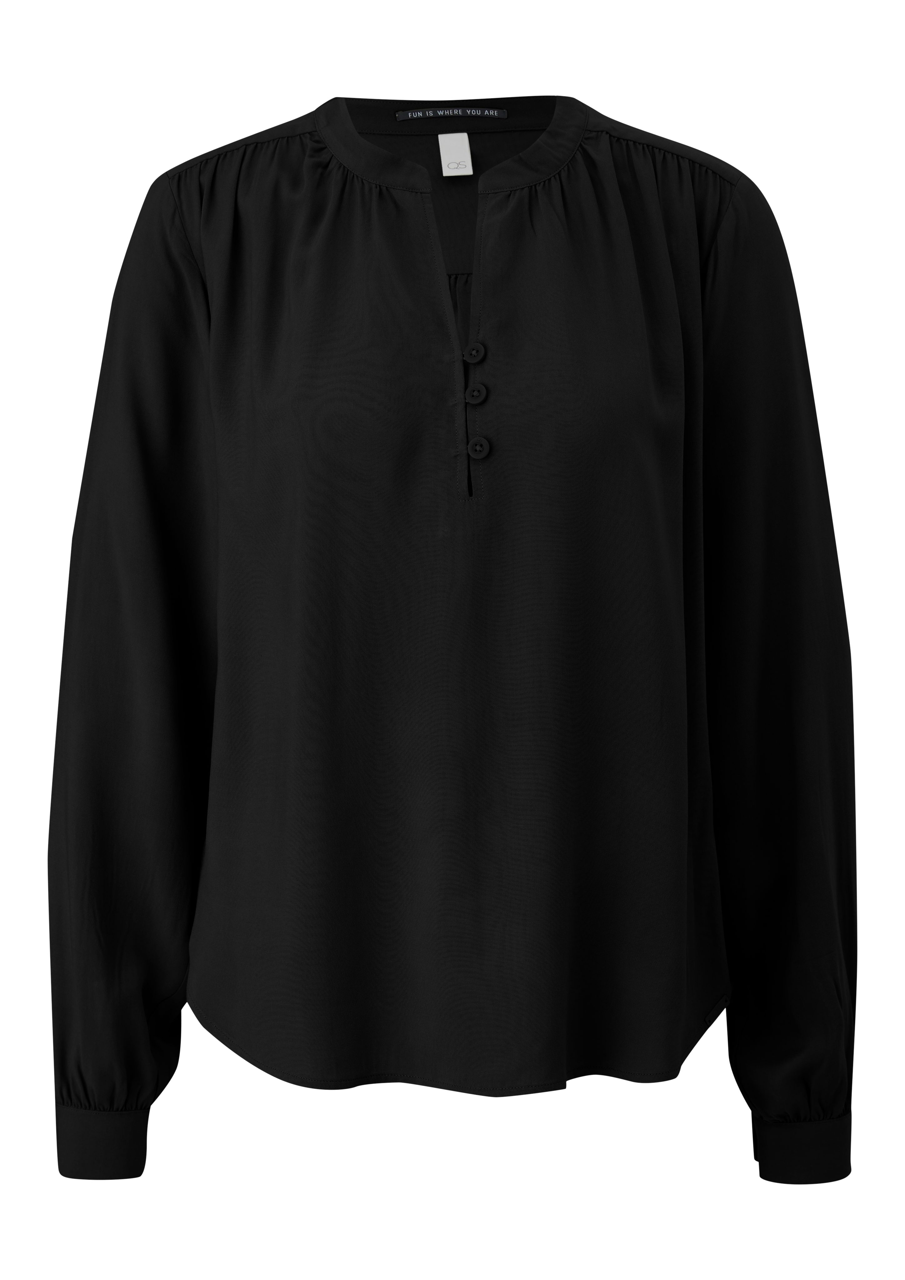 Q/S designed by Blouse met lange mouwen met manchetten